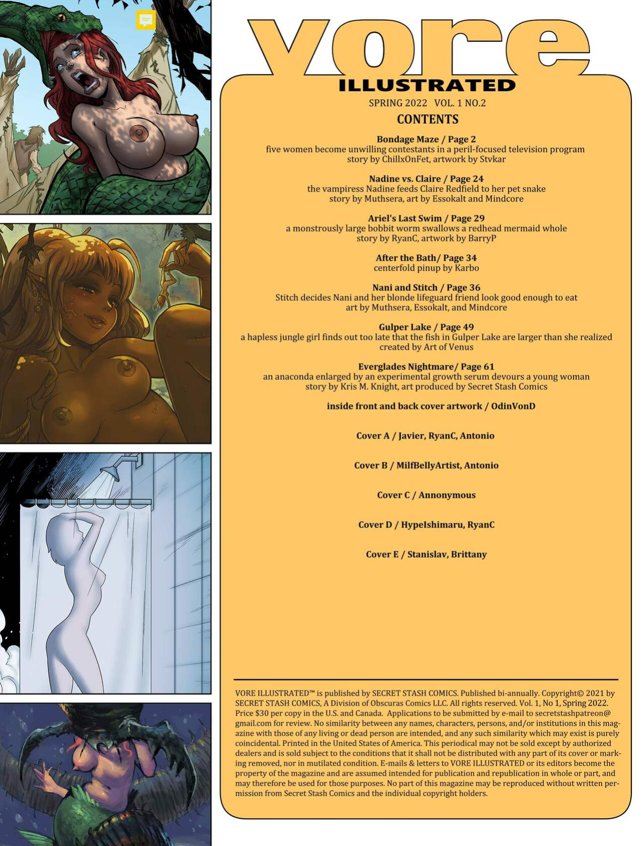 Vore Illustrated Spring 2022 RyanC/SecretStashComics