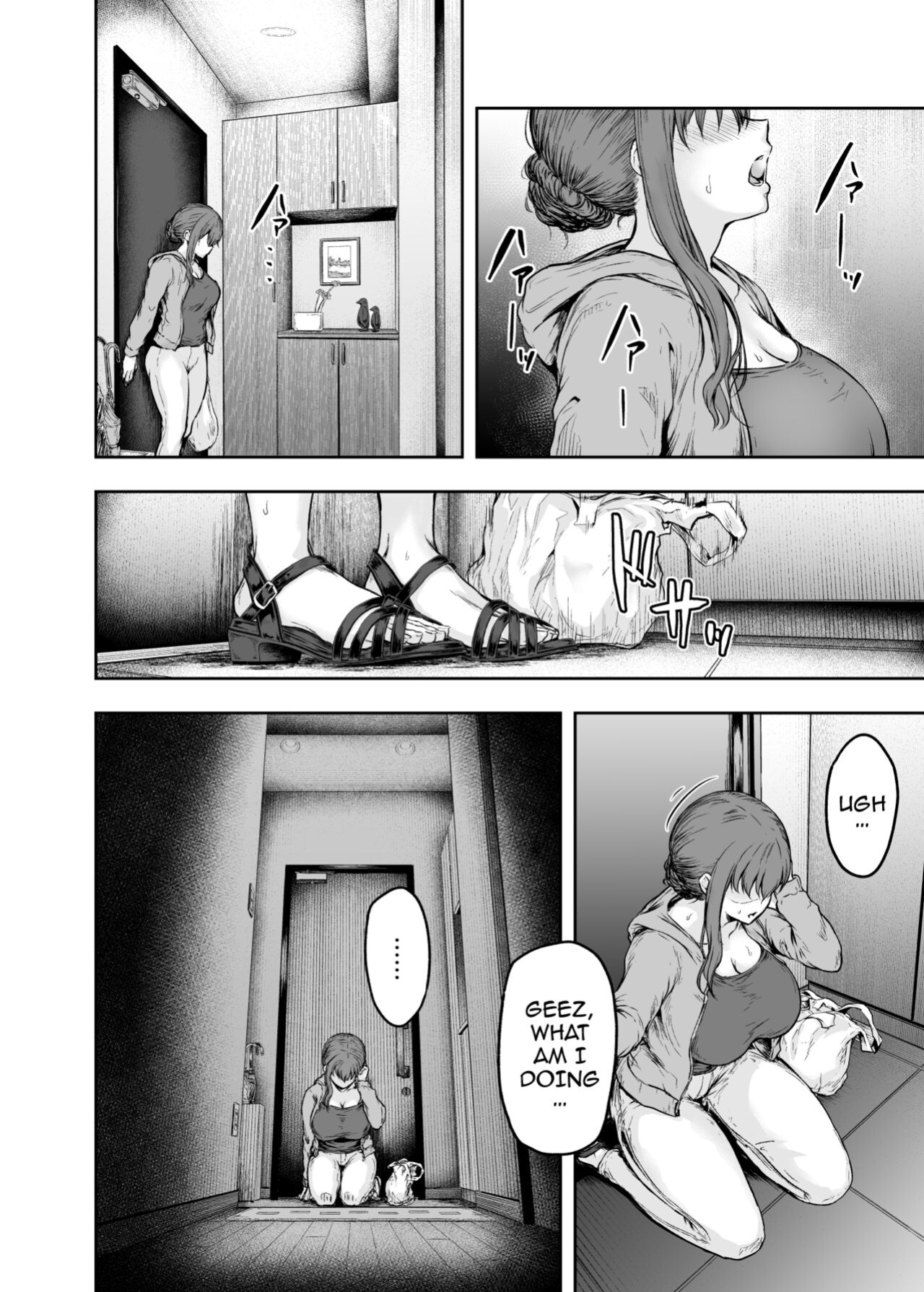 [Sazareito (Ohnaka Ito)] Watashi... Kaerare Chaimashita. 3 -AroThir OL ga Yarichin Daigakusei-tachi no Chinpo ni Dohamari suru made- [SquigglesJPTeam]