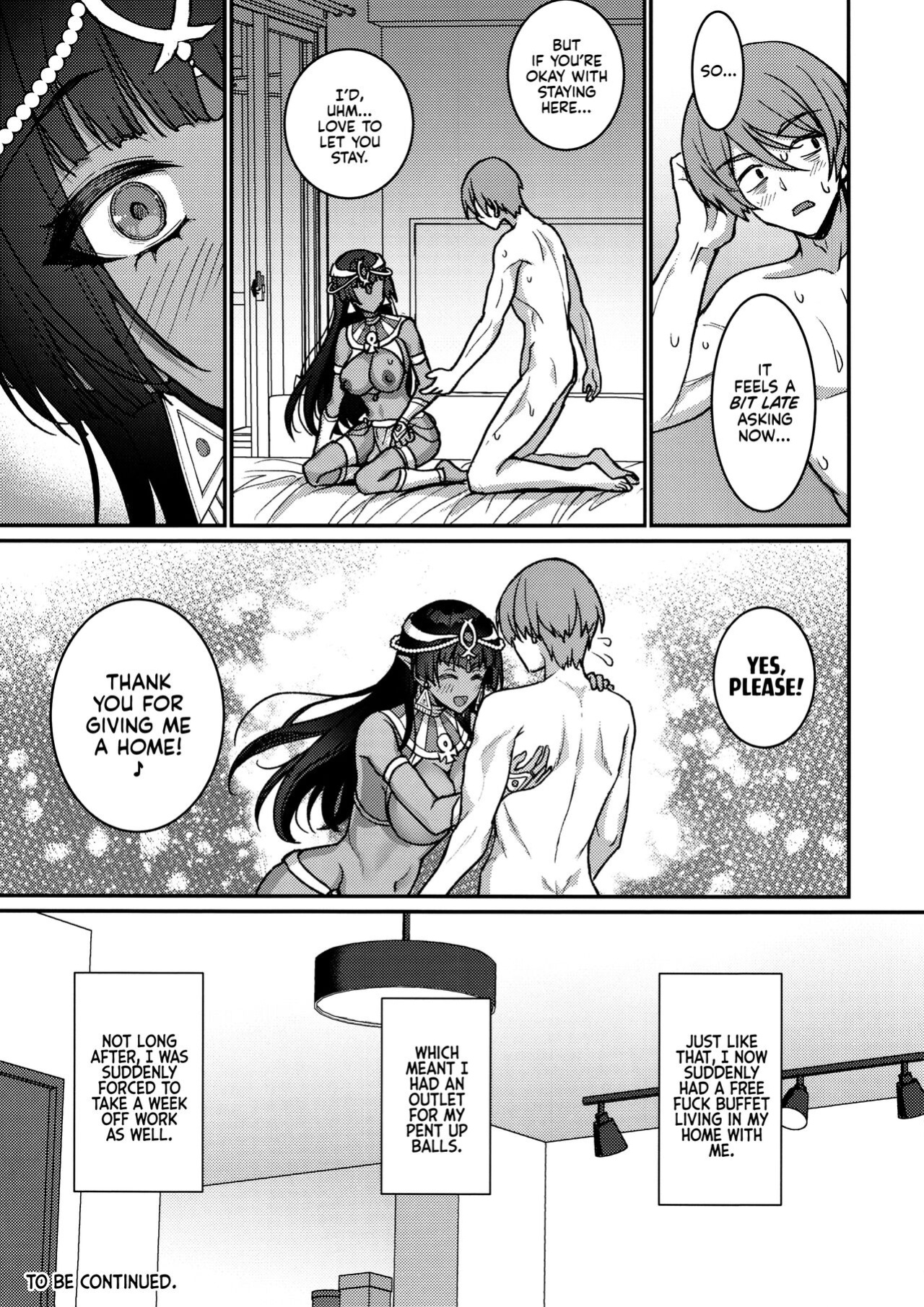 (C103) [Yohsyuan (Son Yohsyu)] Muchi Muchi Kasshoku Oujo to Yarimakuri Dousei Seikatsu | Non-stop Fucking at Home With This Dummy Thicc Chocolate Princess [Kyuume]