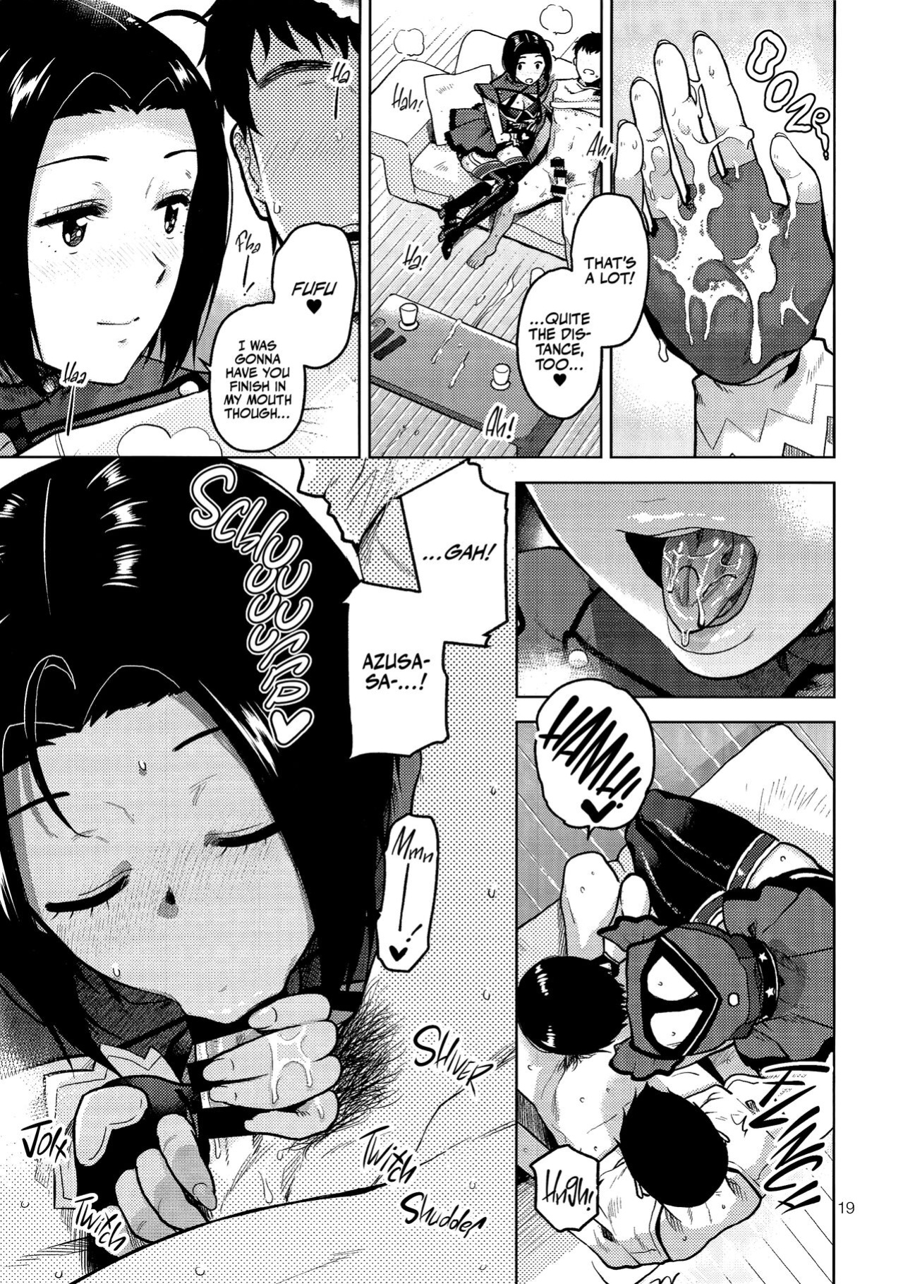 (C96) [Aimasutei (Fumitsuki Yuu)] Azusa-san ga Te to Kuchi dake de Shite Kureru Hon (THE IDOLM@STER) [korafu + head empty]