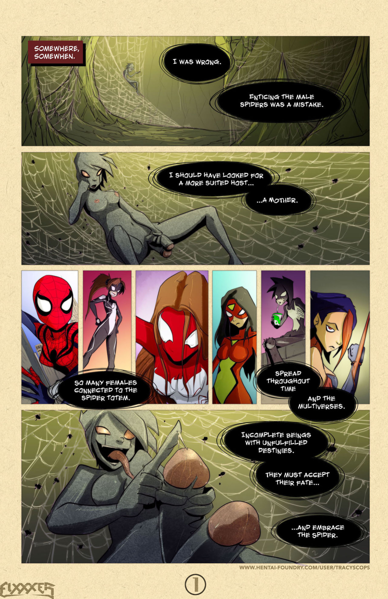 [Fixxxer] The Violation of the Spider Women (Spider-Man)