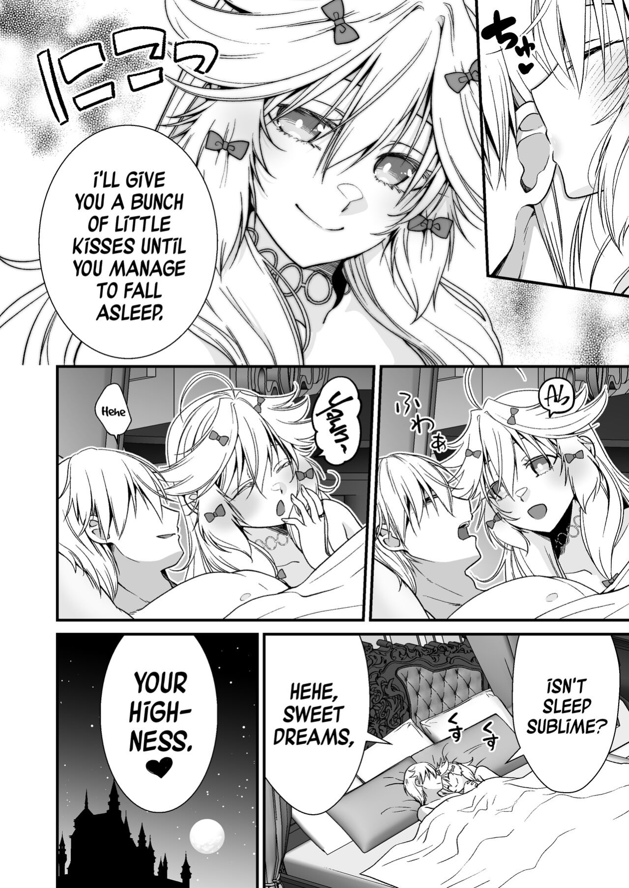 [Whisp (Ariichi Kyuu)] Nemuri Hime no, Mucchimuchi na Karada de Shasei no Osewa shite Morau | Let A Sleeping Princess Care For Your Ejaculation Needs With Her Voluptuous Body [A Cool Person]