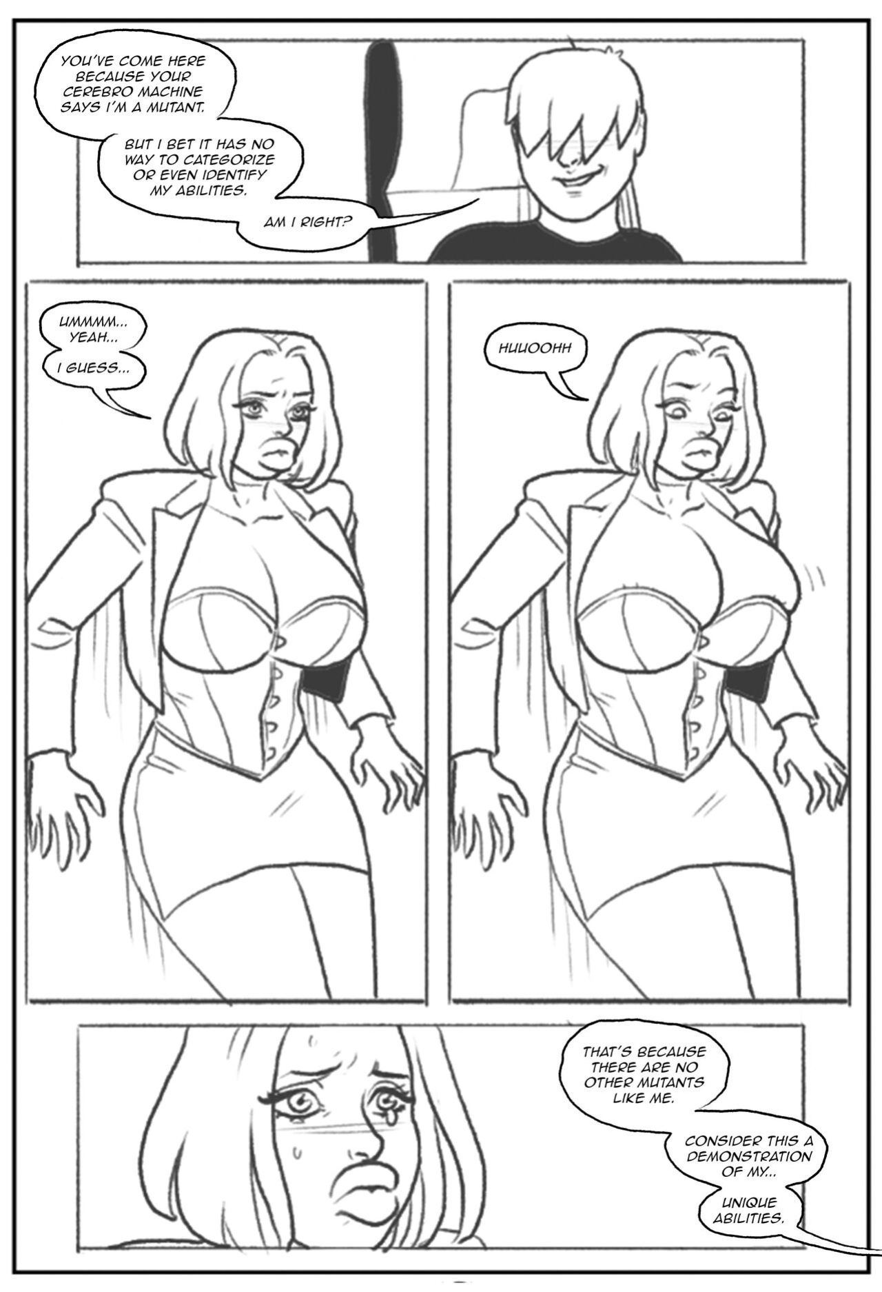 [Pegasus] Emma Frost bimbofication