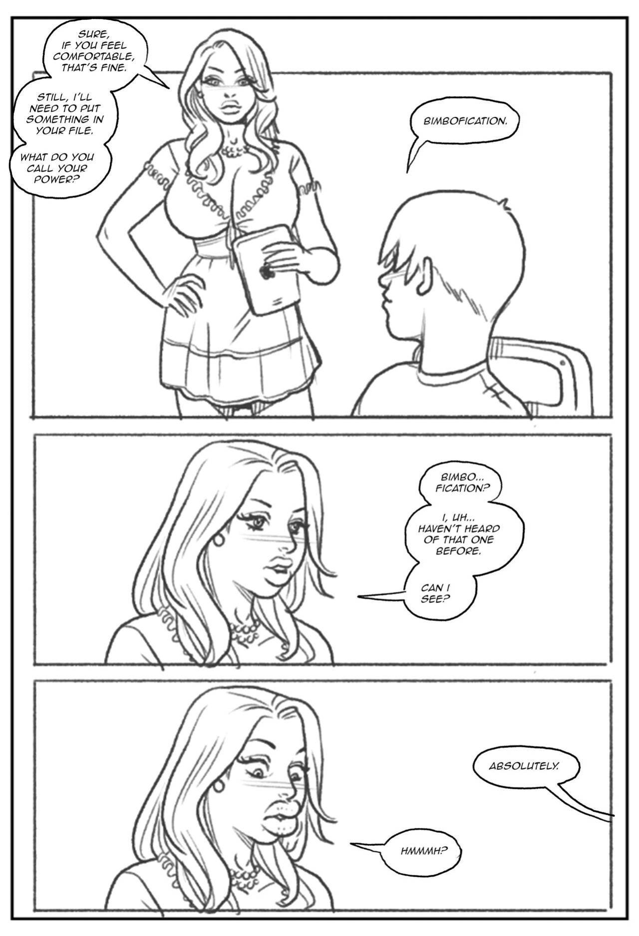 [Pegasus] Emma Frost bimbofication