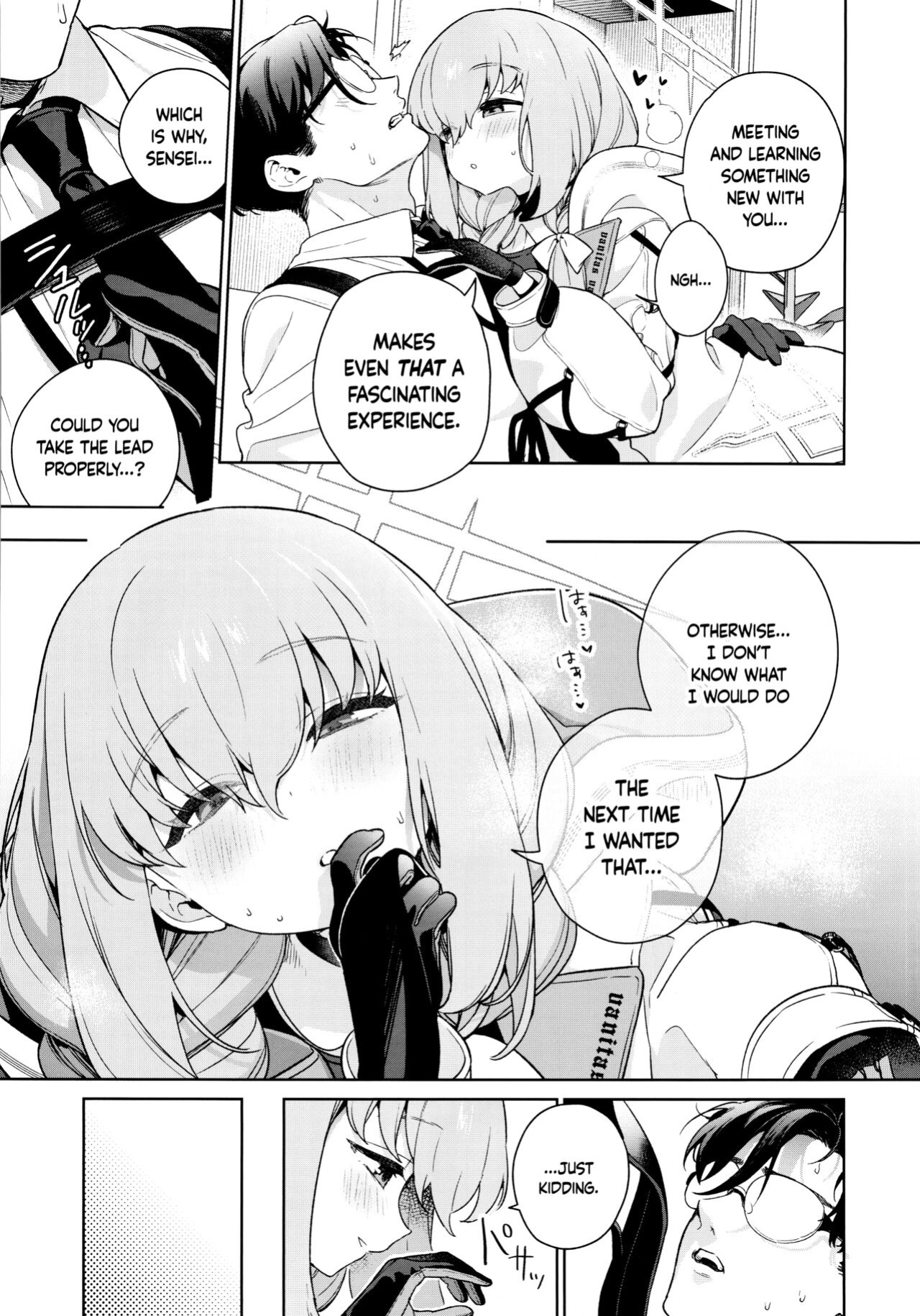 (C103) [Ozitan Yasan (Mameojitan)] Oshiete, Sensei | Teach Me, Sensei (Blue Archive) [Douzo Lad Translations]