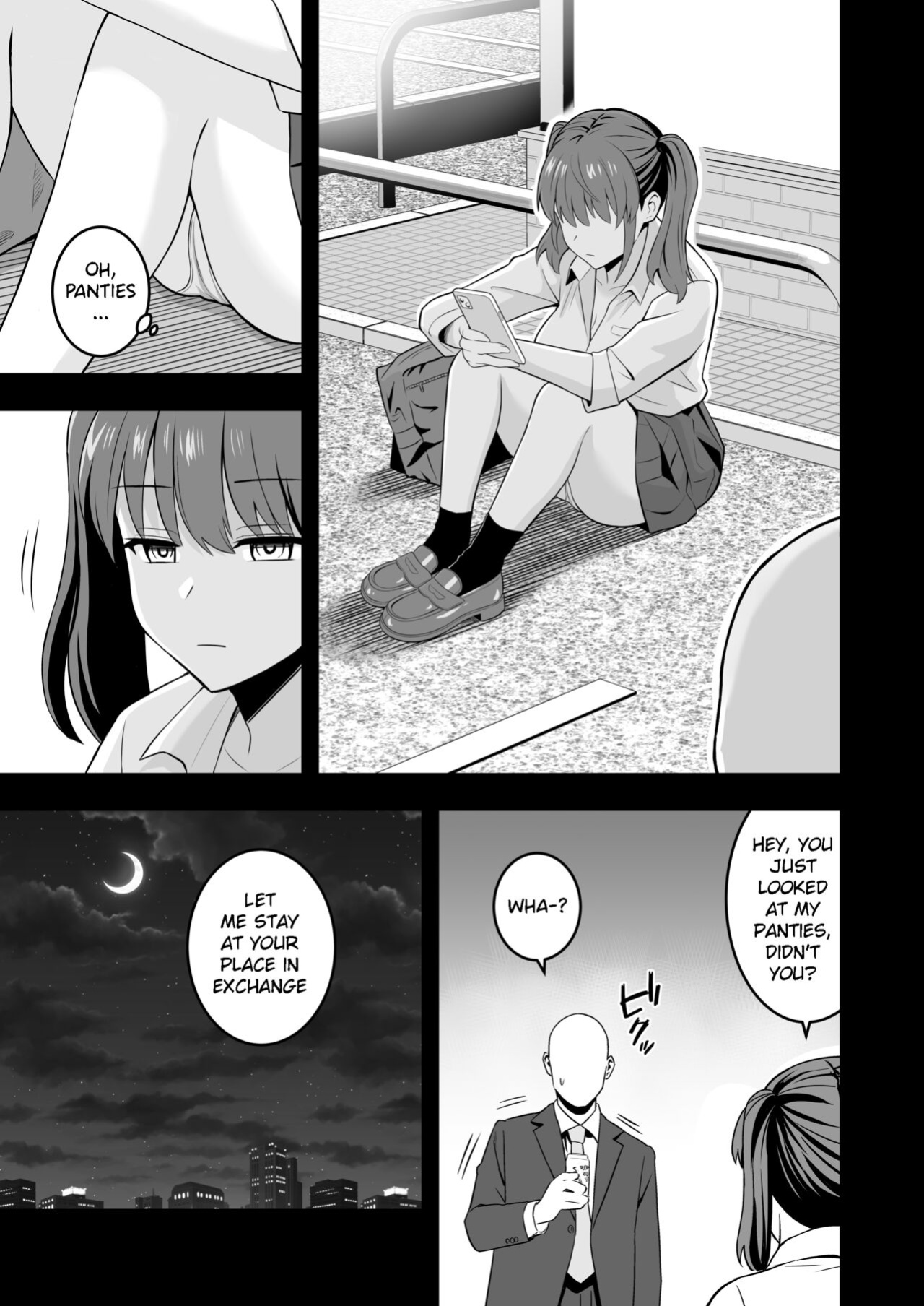 [Tokunaga] Ojisan ni Tsugo ga ii Bakunyuu Iede Gyaru | A Gal who ran away from home conveniently for me [Tamamo]