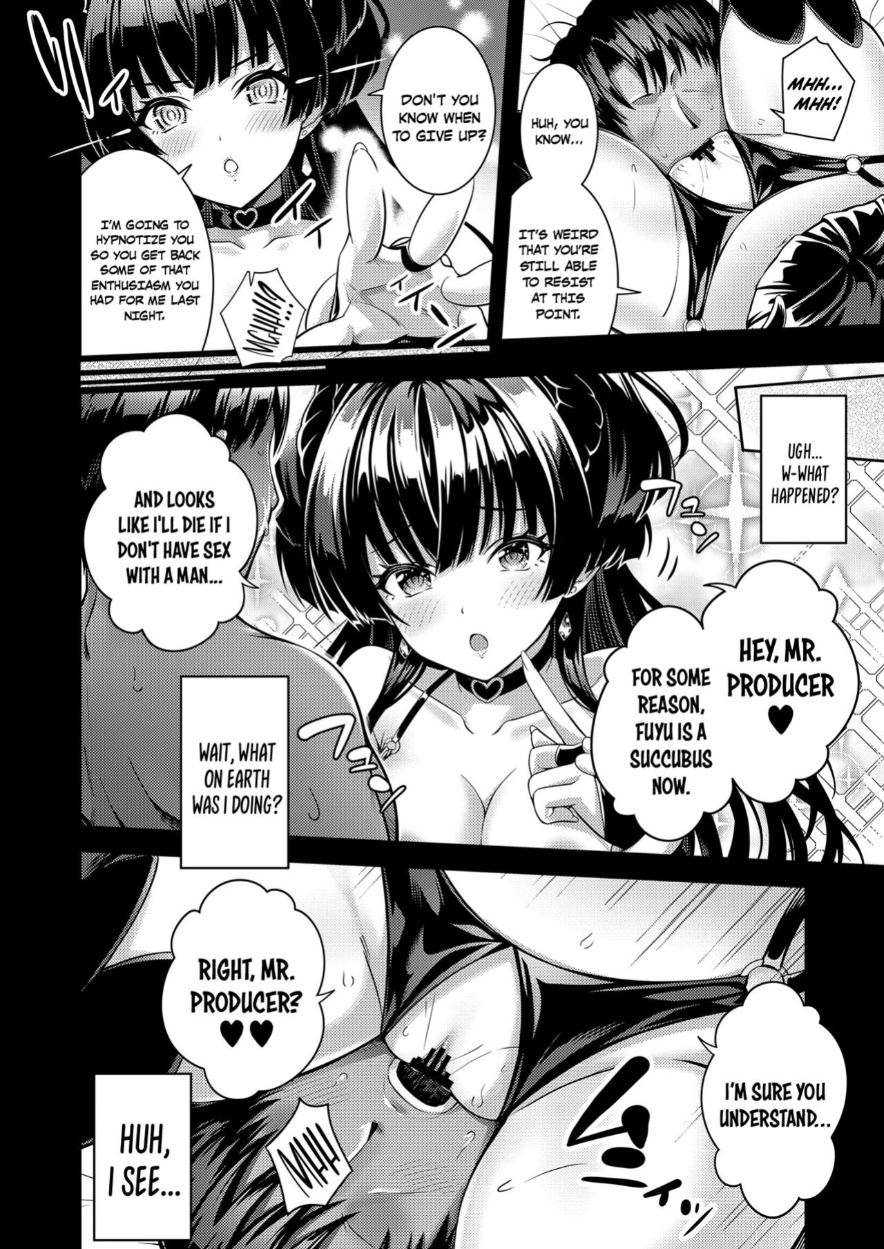[tomatohouse-905`s room (Momitsu Urabi)] Anta wa Koko de Fuyu ni Kawareru no yo!! ~Succubus na Fuyuko to Taneinu no Ore~ - A succubus girl and a breeding dog (THE iDOLM@STER: Shiny Colors) [Kinsei Translations]
