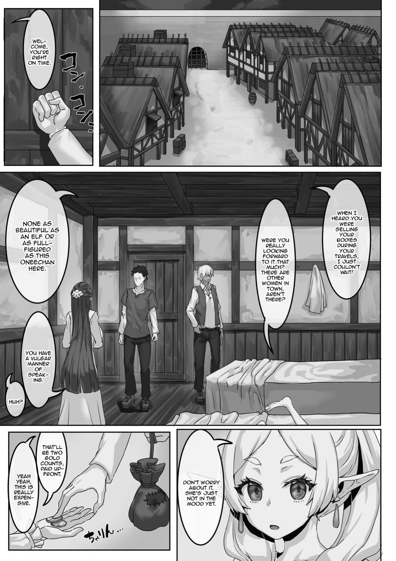 [Kekecharcoal BOX (Kekecharcoal)] Heiwana tochi de no kinsaku (Sousou no Frieren) /Figuring Out How To Make Money In A Peaceful Town