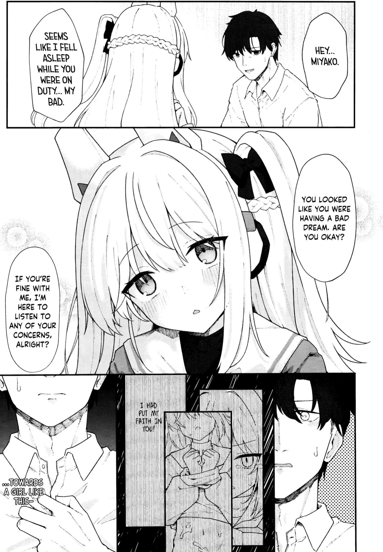 (C103) [Damenahidou (Damenahito)] Usagiana ni Ochiru - down the RABBIT1 hole... (Blue Archive) [Tea Party Scans]