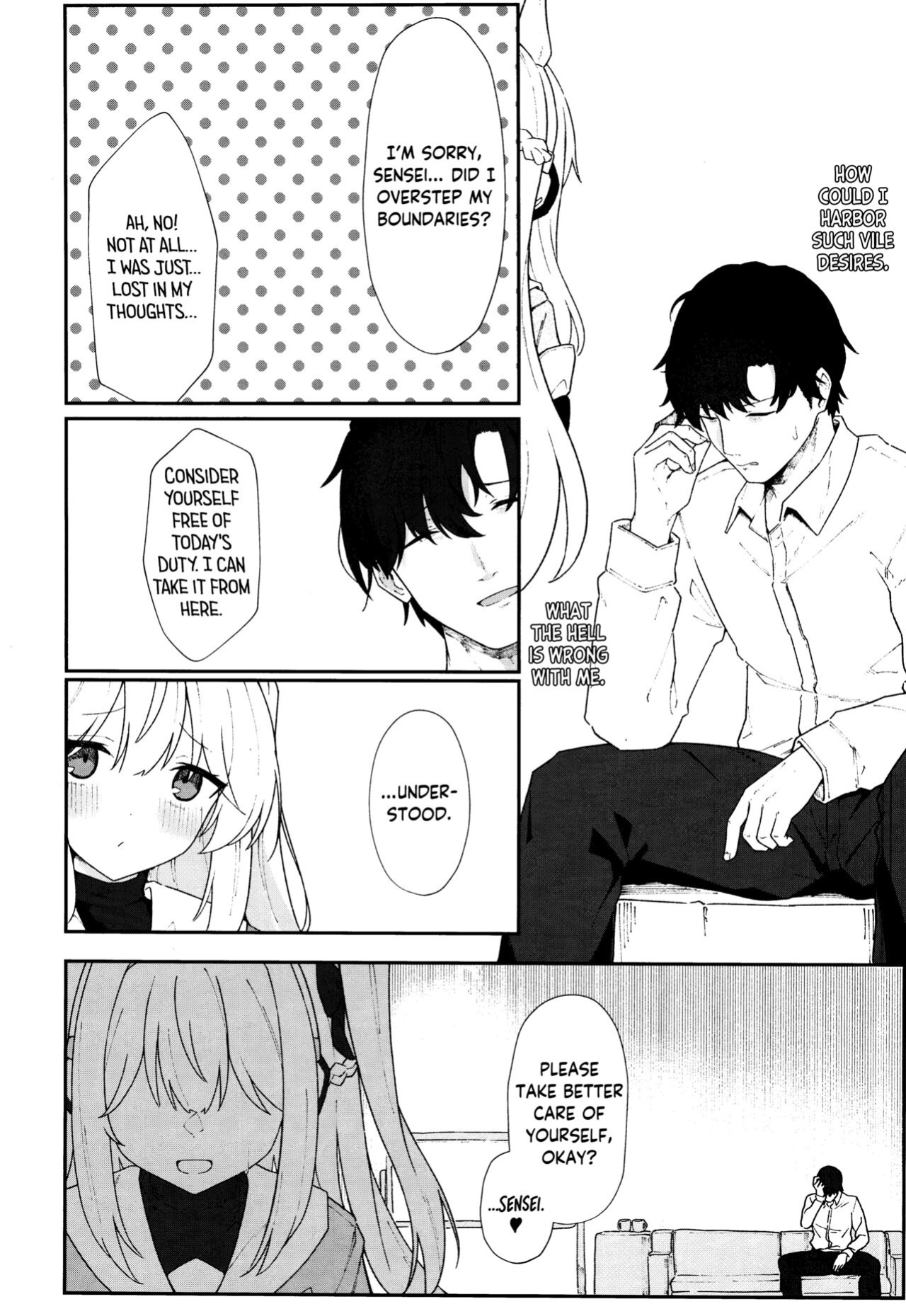 (C103) [Damenahidou (Damenahito)] Usagiana ni Ochiru - down the RABBIT1 hole... (Blue Archive) [Tea Party Scans]