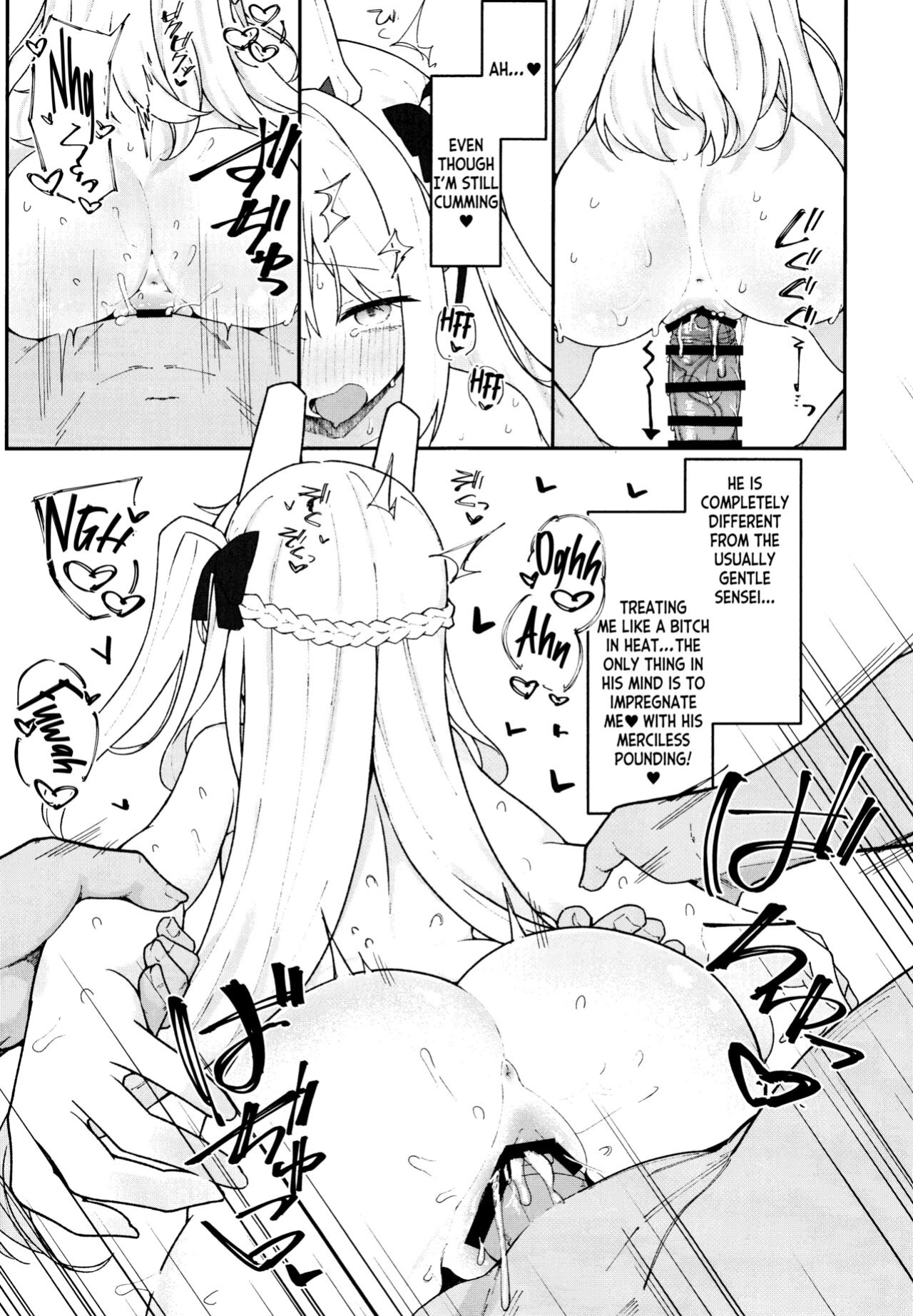 (C103) [Damenahidou (Damenahito)] Usagiana ni Ochiru - down the RABBIT1 hole... (Blue Archive) [Tea Party Scans]