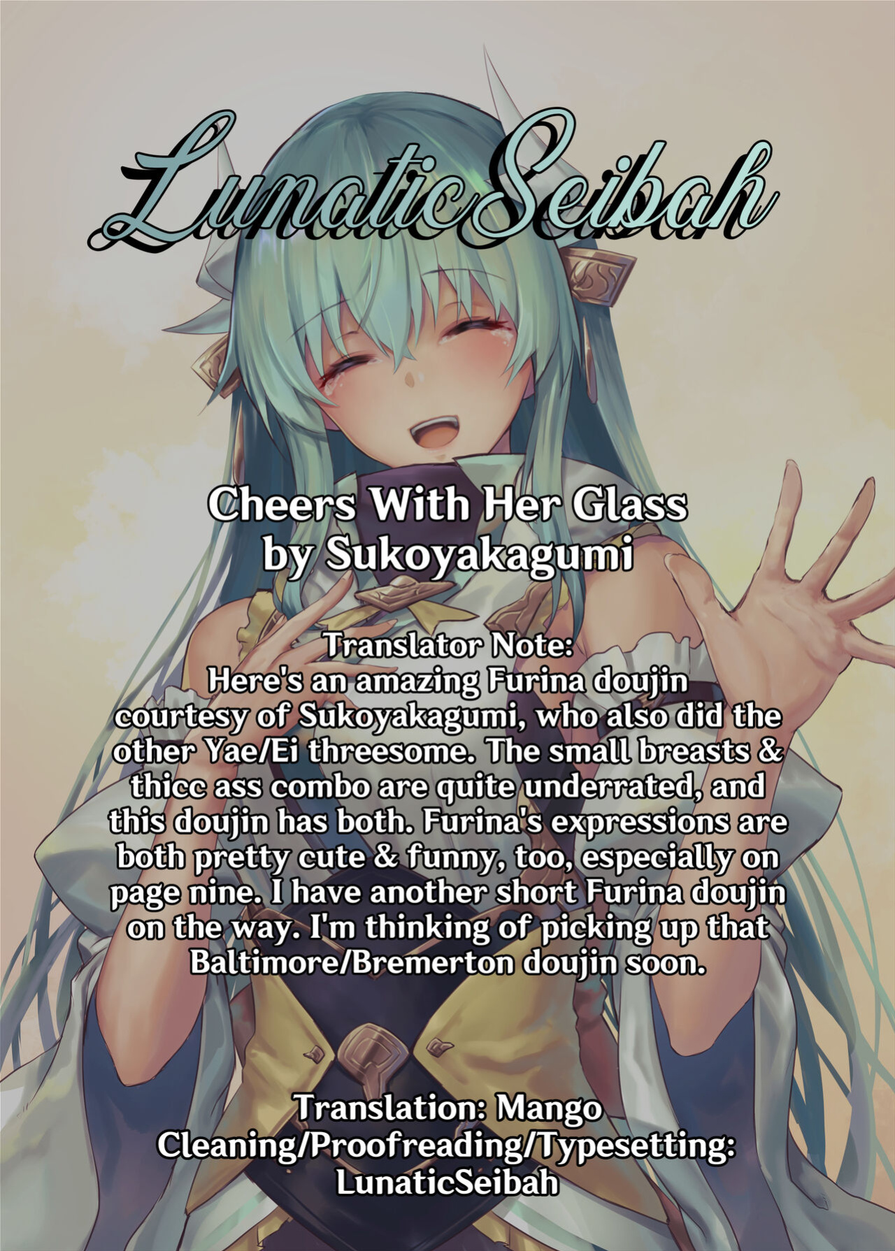 (C103) [GlowMercury (Sukoyakagumi)] Cheers With Her Glass (Genshin Impact) [LunaticSeibah]