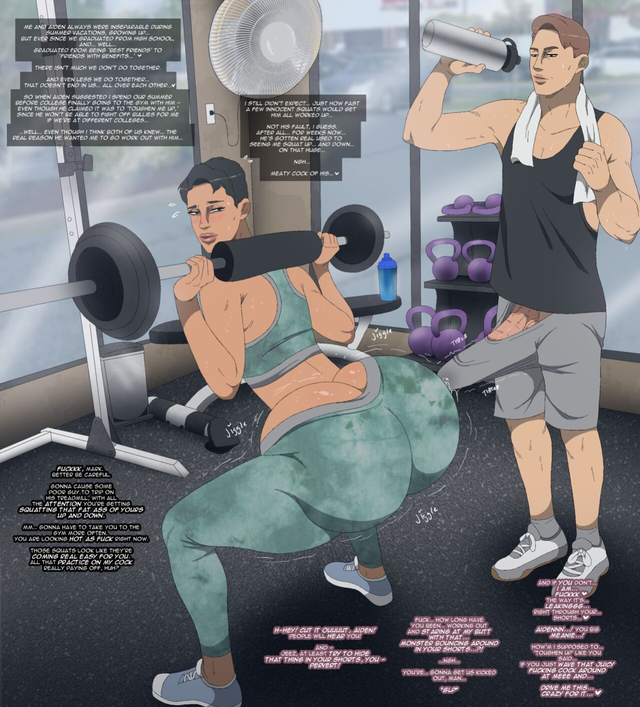 Aiden and Mark expand on their friendship (contingency)