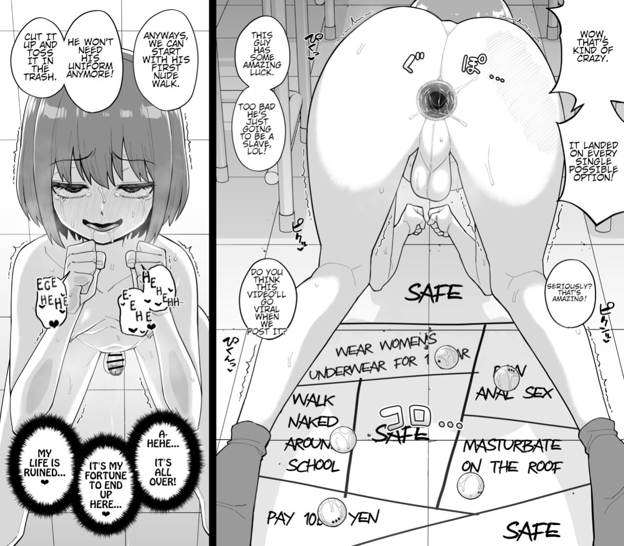[Tateyoko Issen (Shinagawa Mikuzu)] Hidoimeniau Otokonokotachi vol.3 [English + Speechless]