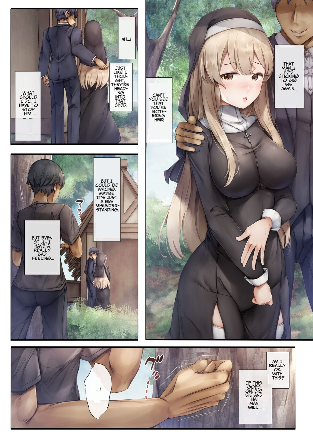 [Shirokurousa (Sugiyuu)] Machihazure no Seijo-sama Daisuki na Onee-chan wa Boku no Shiranai Otoko no Mono [Benri]