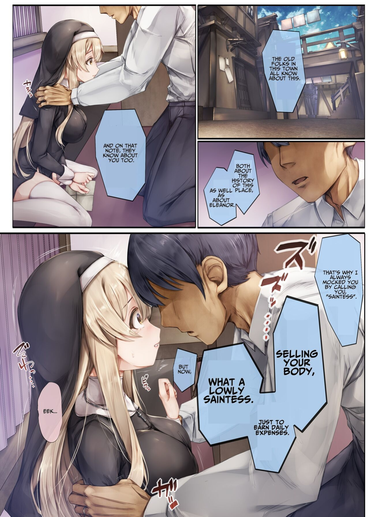[Shirokurousa (Sugiyuu)] Machihazure no Seijo-sama Daisuki na Onee-chan wa Boku no Shiranai Otoko no Mono [Benri]