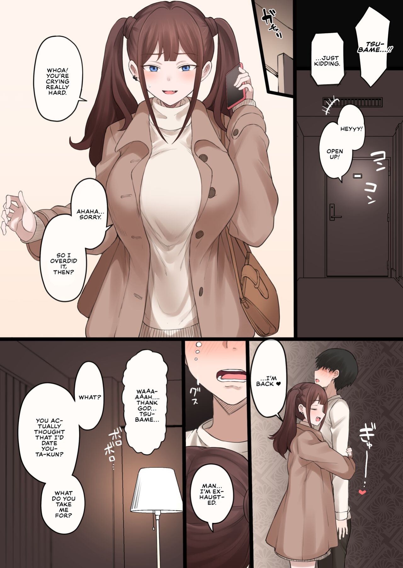 [Doushia (Terasu MC)] Boku no Netorase Seiheki ni Tsukiatte kureru Kanojo | A Girlfriend Who Plays Along with My Cuckold Fetish + Prequel + CG [Defan752 & Tekkamaki]