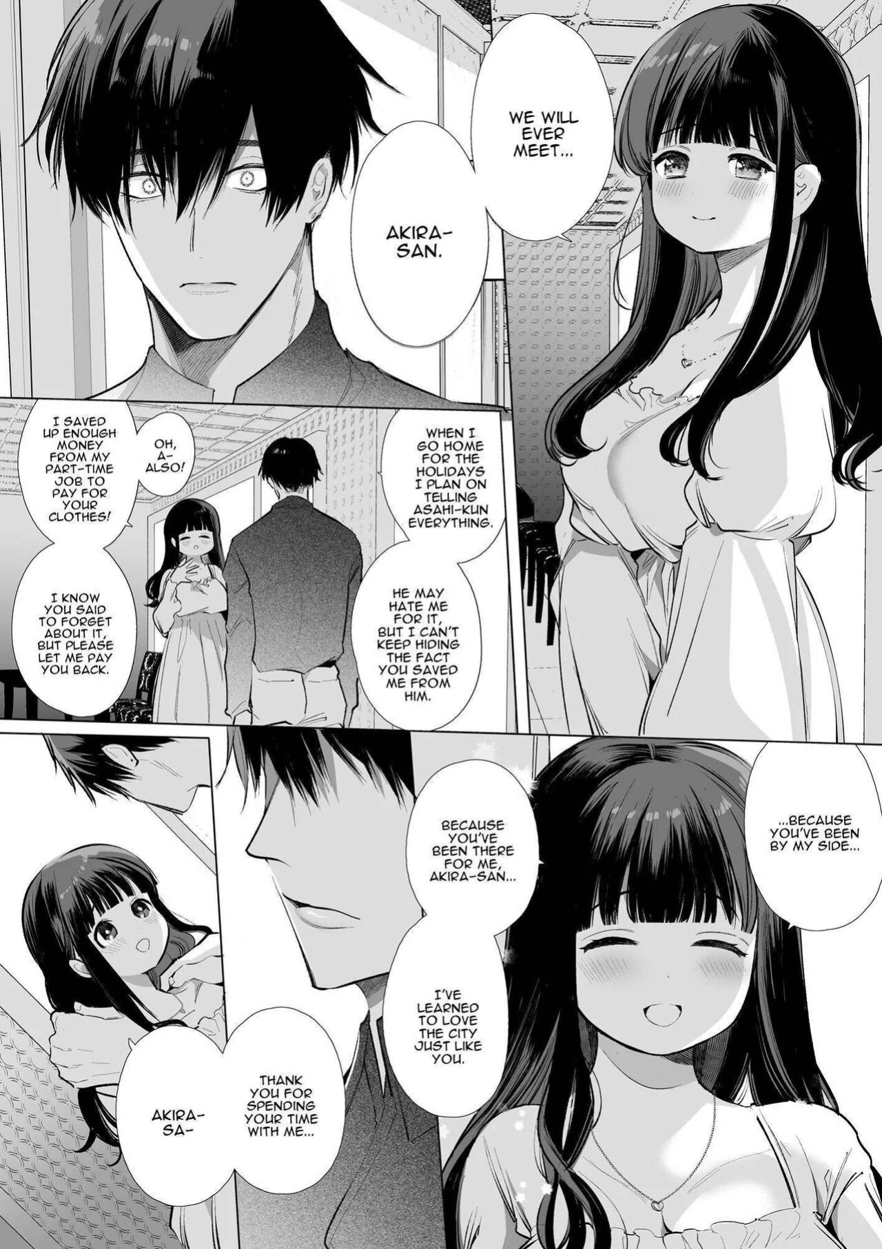 [Yatomomin (Yamamoto Tomomitsu)] Mayu-chan NTR ~Daigaku Shingaku no Tame Joukyou Shita Kanojo ga Onzoushi ni Tsukamari Dekiai Sarete Shimatta~ | Mayu-chan NTR ~Big Dick in the Big City~