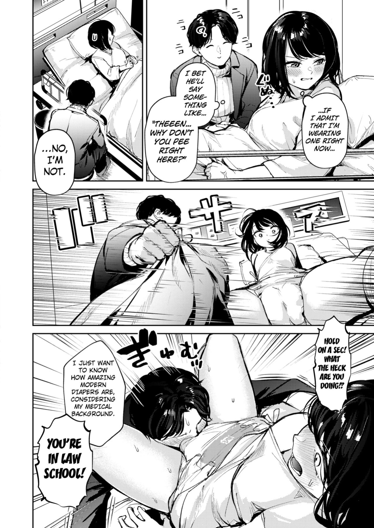 [Choipiro] Even though I just got hospitalized (WEEKLY Kairakuten 2024 No.01) [Kuraudo]