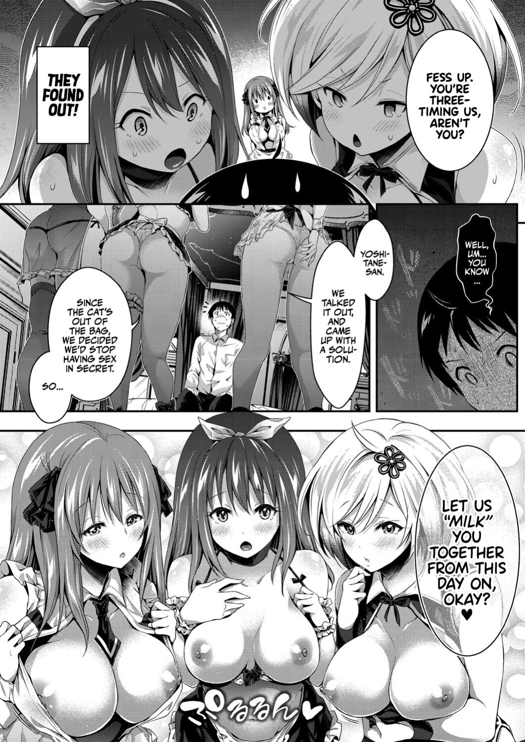 [Hachigo] Harem Maid no Damedame Ecchi | Kinky Sex with My Maid Harem Chapters 01-05 [Team Rabu2]