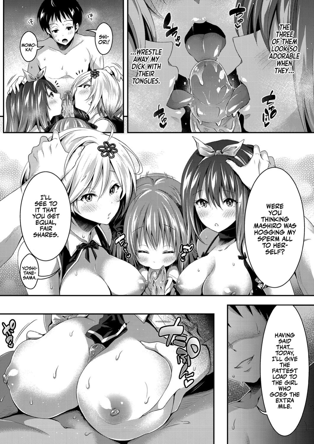 [Hachigo] Harem Maid no Damedame Ecchi | Kinky Sex with My Maid Harem Chapters 01-05 [Team Rabu2]