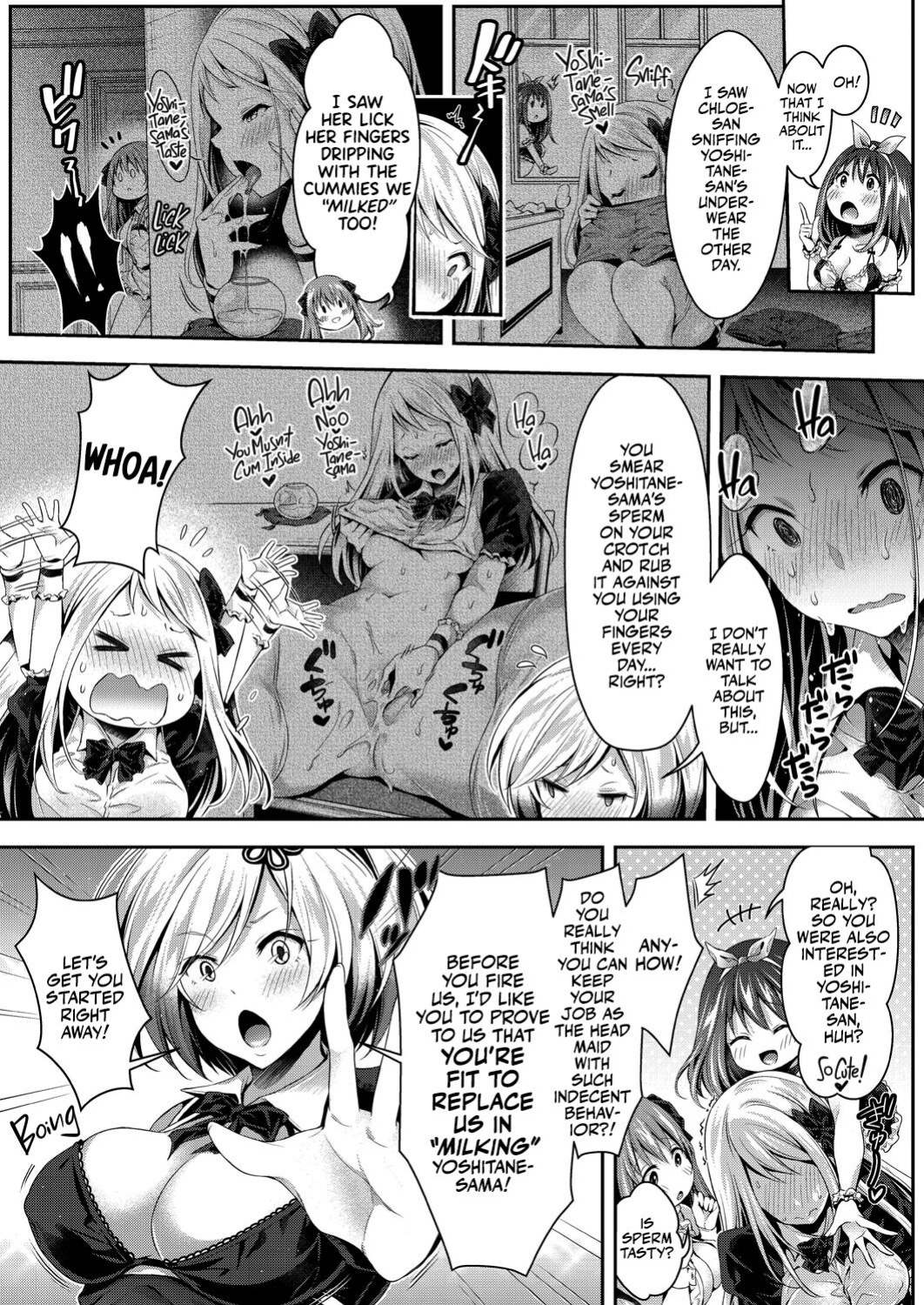 [Hachigo] Harem Maid no Damedame Ecchi | Kinky Sex with My Maid Harem Chapters 01-05 [Team Rabu2]