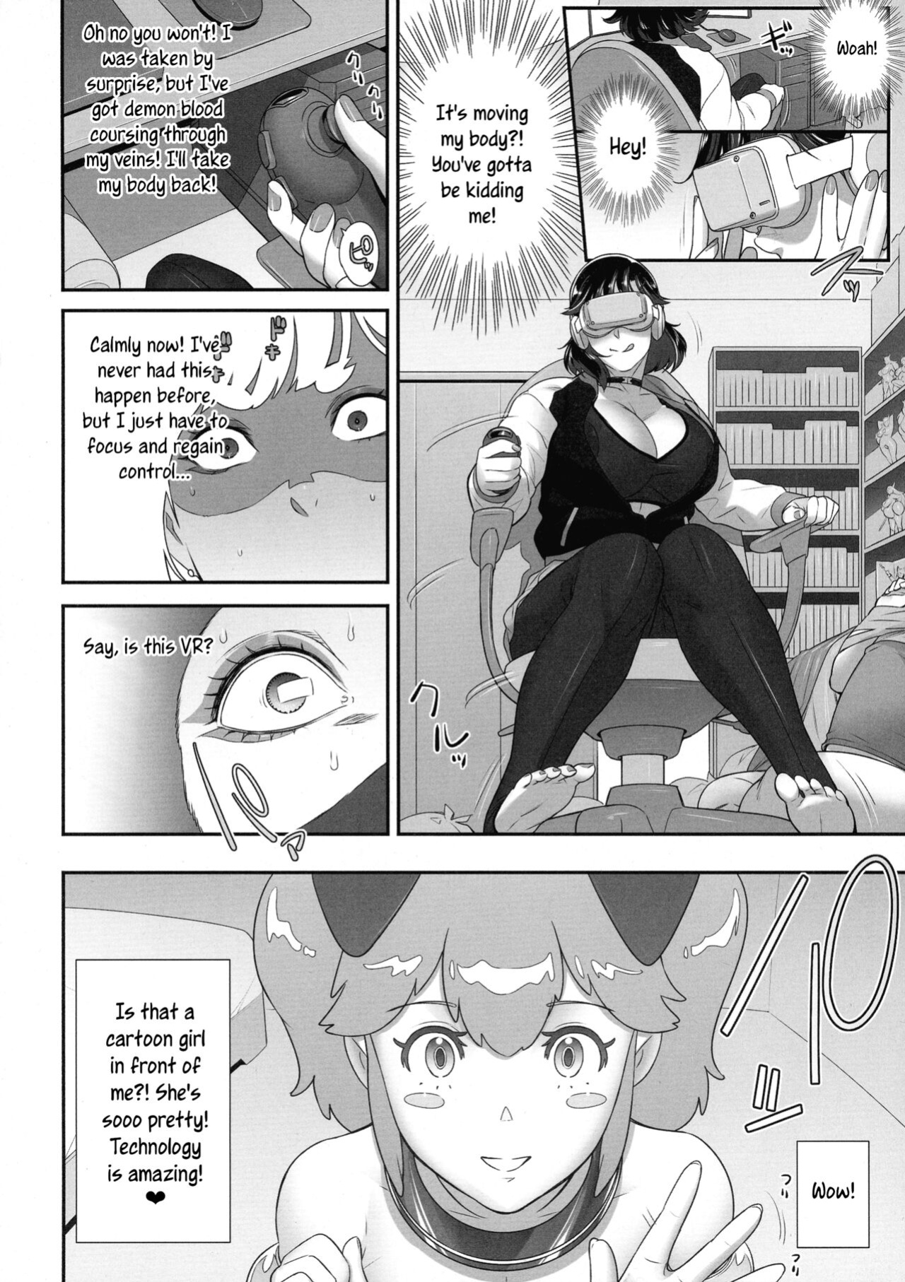 (C102) [Niku Ringo (Kakugari Kyoudai)] Nihon Futa Reibaishi Oni Yoku Mode (Zenpen) | Japanese futanari medium's demon lust mode, Part 1 [joobuspaidatr]