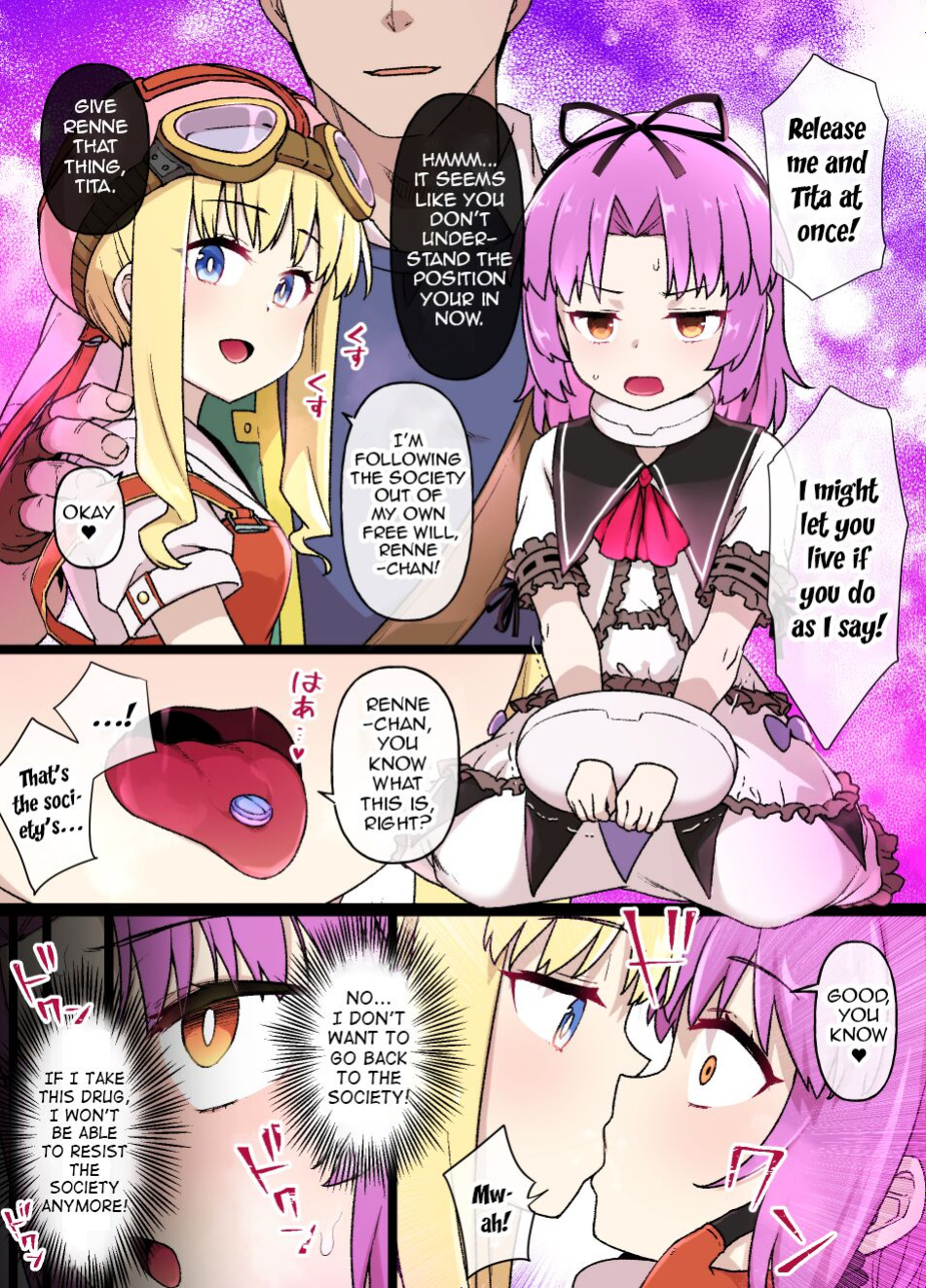 [Kusayarou] Trails in the Sky SC Renne & Tita Brainwashing Enslavement Manga
