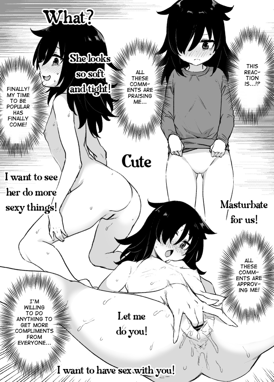 [Kusayarou] Watamote Tomoko Kuroki Bitchification Manga