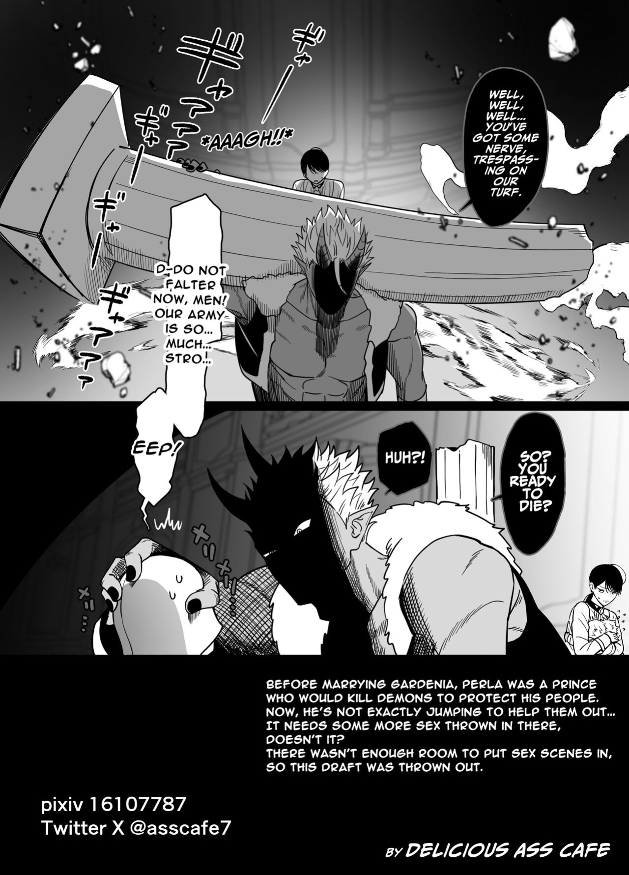 [Oishii Oshiri Cafe (Oishii Oshiri)] After Being Shown Unimaginable Pleasure By an Orc for So Long I...