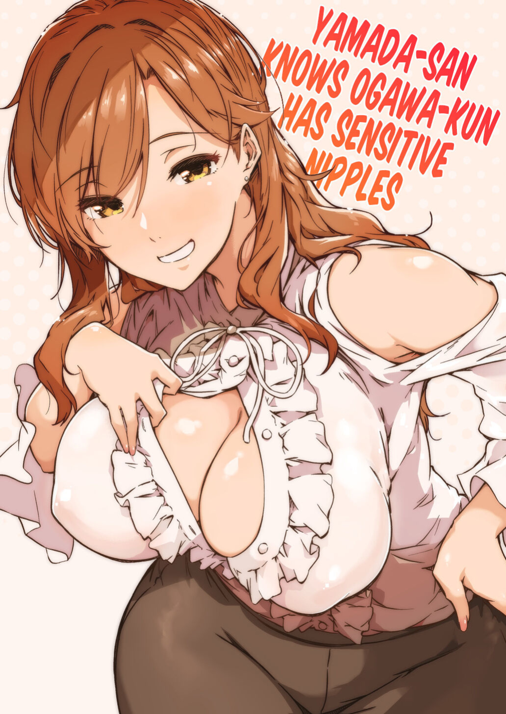 [Wakusei Nostalgia (Tokiwa Midori)] Yamada-san to Chikubi ga Yowai Ogawa-kun | Yamada-san Knows Ogawa-kun Has Sensitive Nipples