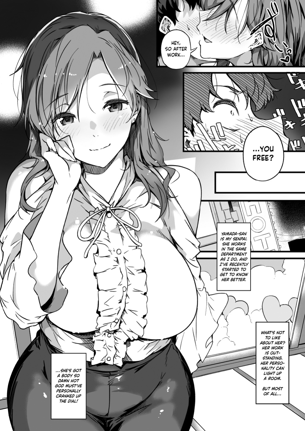 [Wakusei Nostalgia (Tokiwa Midori)] Yamada-san to Chikubi ga Yowai Ogawa-kun | Yamada-san Knows Ogawa-kun Has Sensitive Nipples