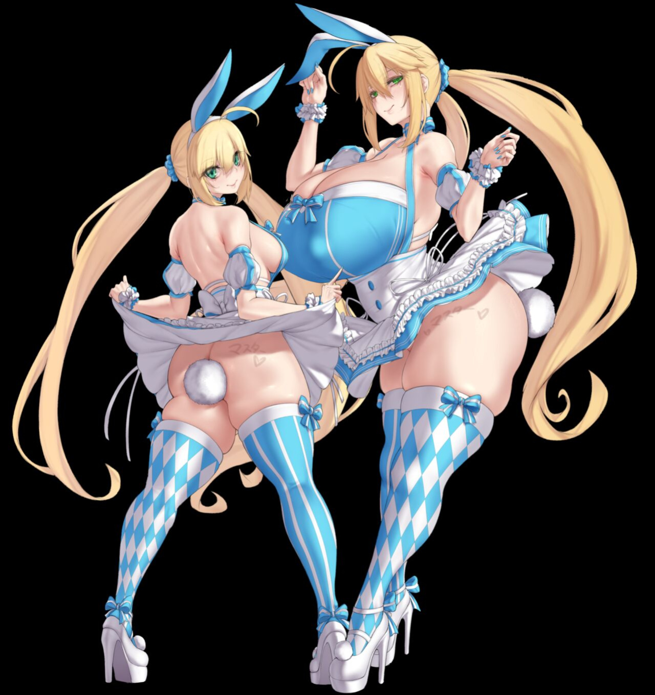 [Aster C] Double Artoria Bunny (Fate/Grand Order)