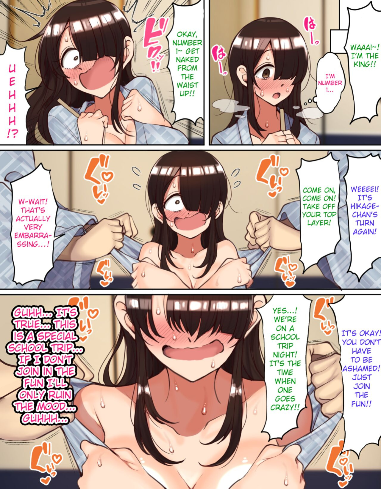 [Hamusuta-nonikomi (Motsuaki)] Shuugaku Ryokou de YouCha to Onaji Group ni Nacchatta Mekakure InCha-chan | Gloomy-chan Ended Up in a Lively Group on the School Trip [Raknnkarscans]