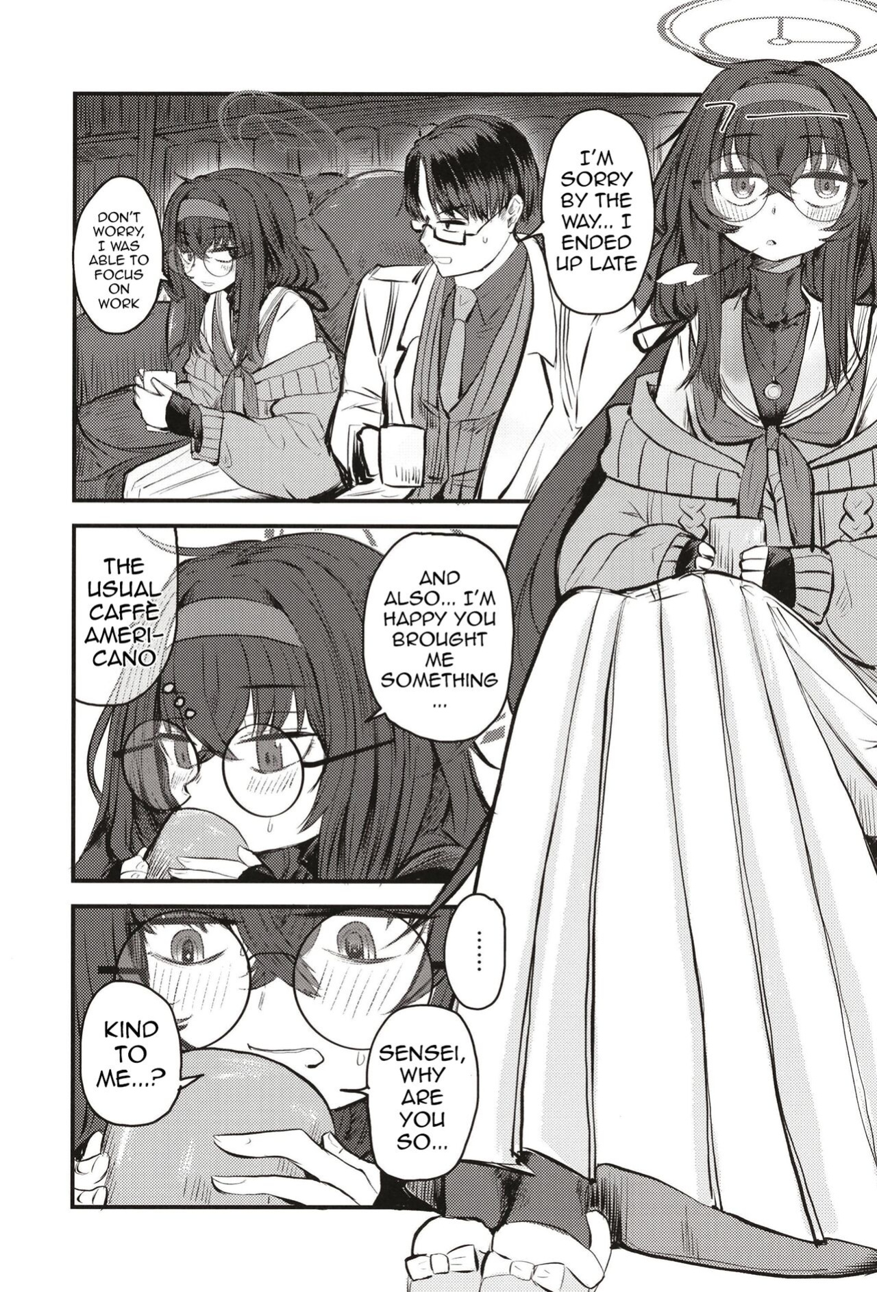 [Shouyu Gohan (Wakyo)] Senseinara koshokan demo īdesu yo / If It's With Sensei, I Don't Mind Doing It Right Here (In The Antiquarian Bookstore) (Blue Archive)