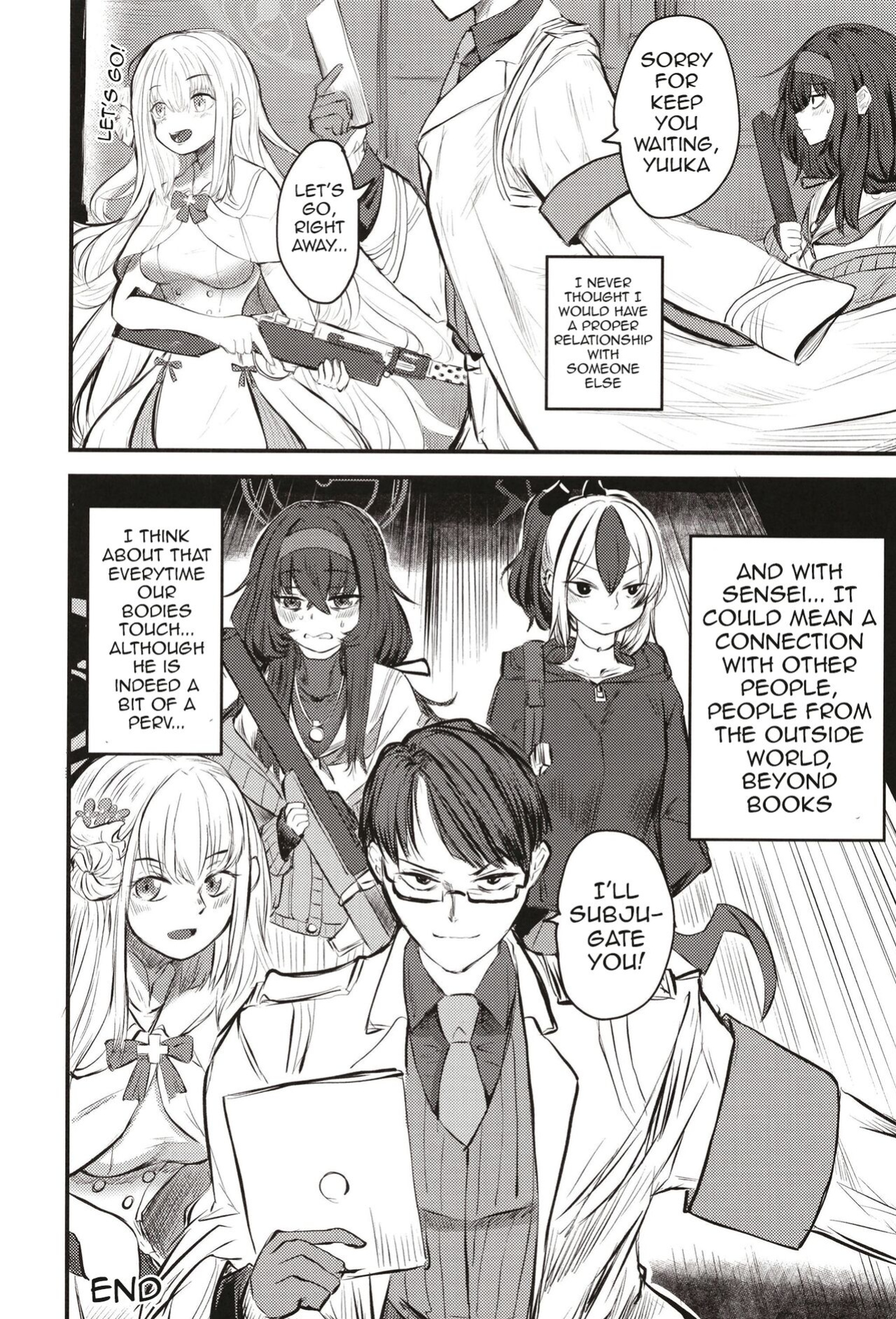 [Shouyu Gohan (Wakyo)] Senseinara koshokan demo īdesu yo / If It's With Sensei, I Don't Mind Doing It Right Here (In The Antiquarian Bookstore) (Blue Archive)