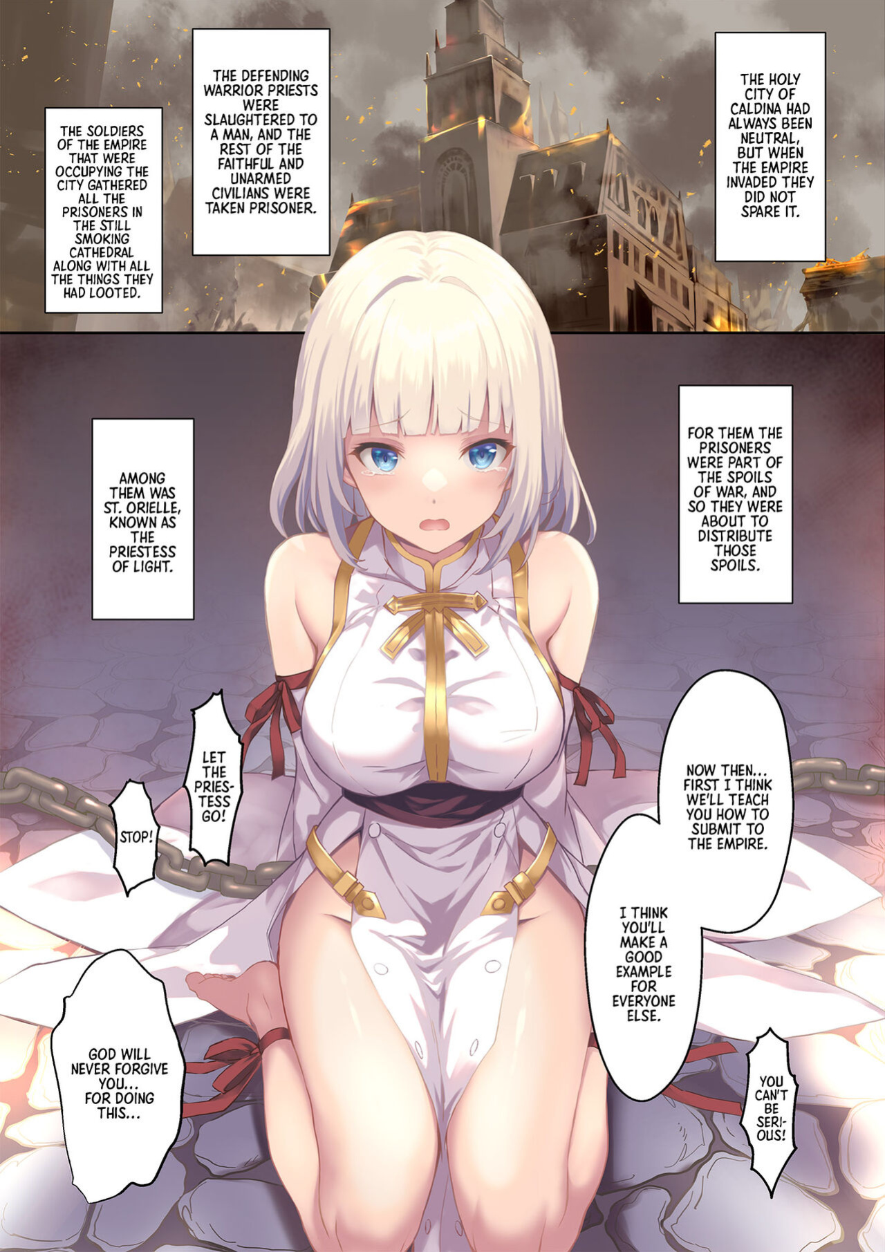 [Seven Days Holiday (Shinokawa Arumi, Koga Nozomu)] Seijyo Seifuku | Holy Woman Conquest =TB=