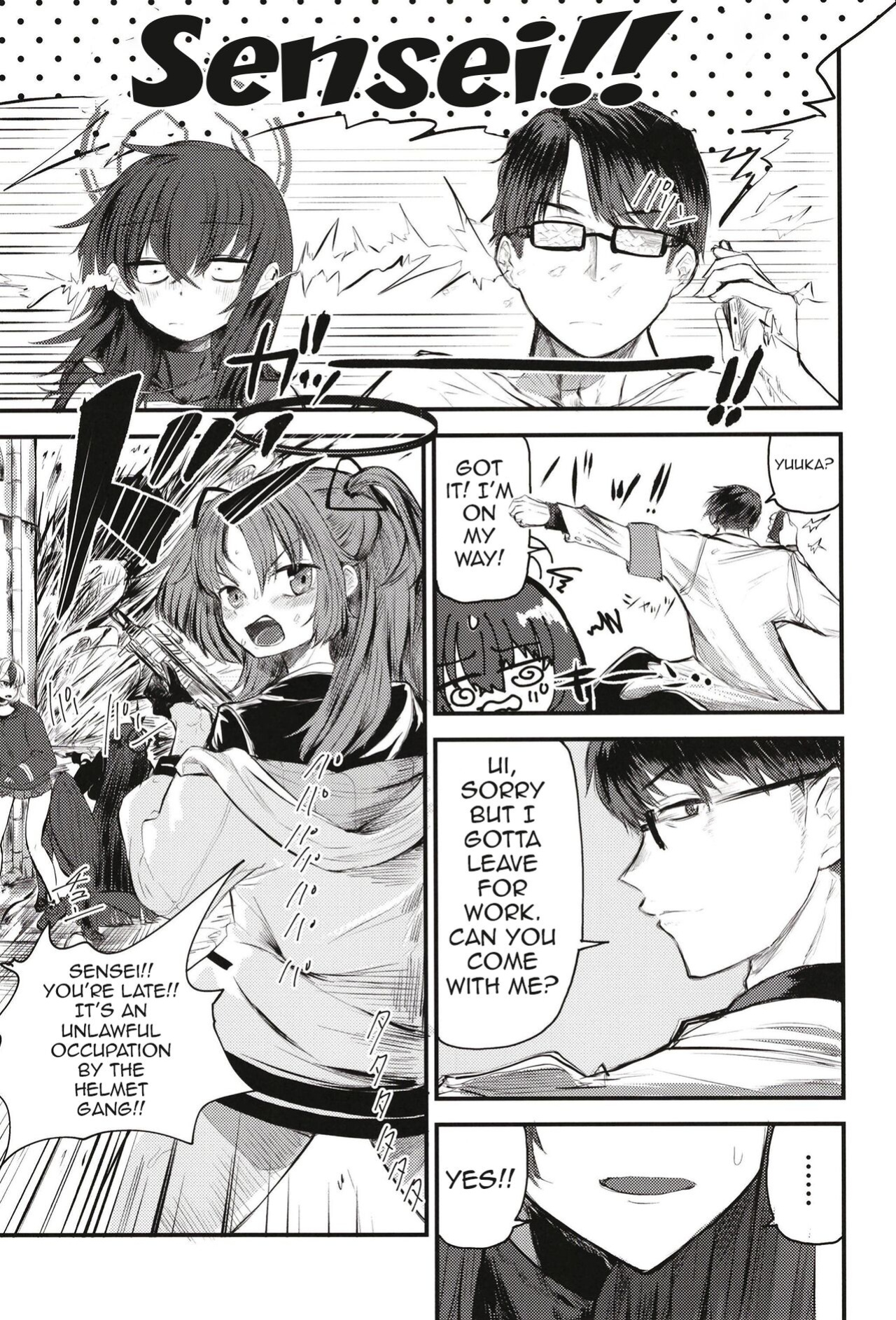 [Shouyu Gohan (Wakyo)] Sensei nara Koshokan (Koko) demo Ii desu yo | If it's With Sensei, I Don't Mind Doing it Right Here (In The Antiquarian Bookstore) (Blue Archive)