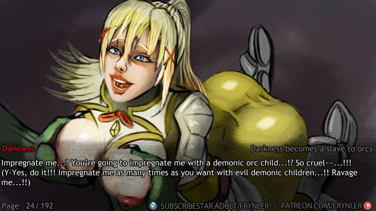 [Frynler] Darkness Becomes a Slave to Orcs (Konosuba)