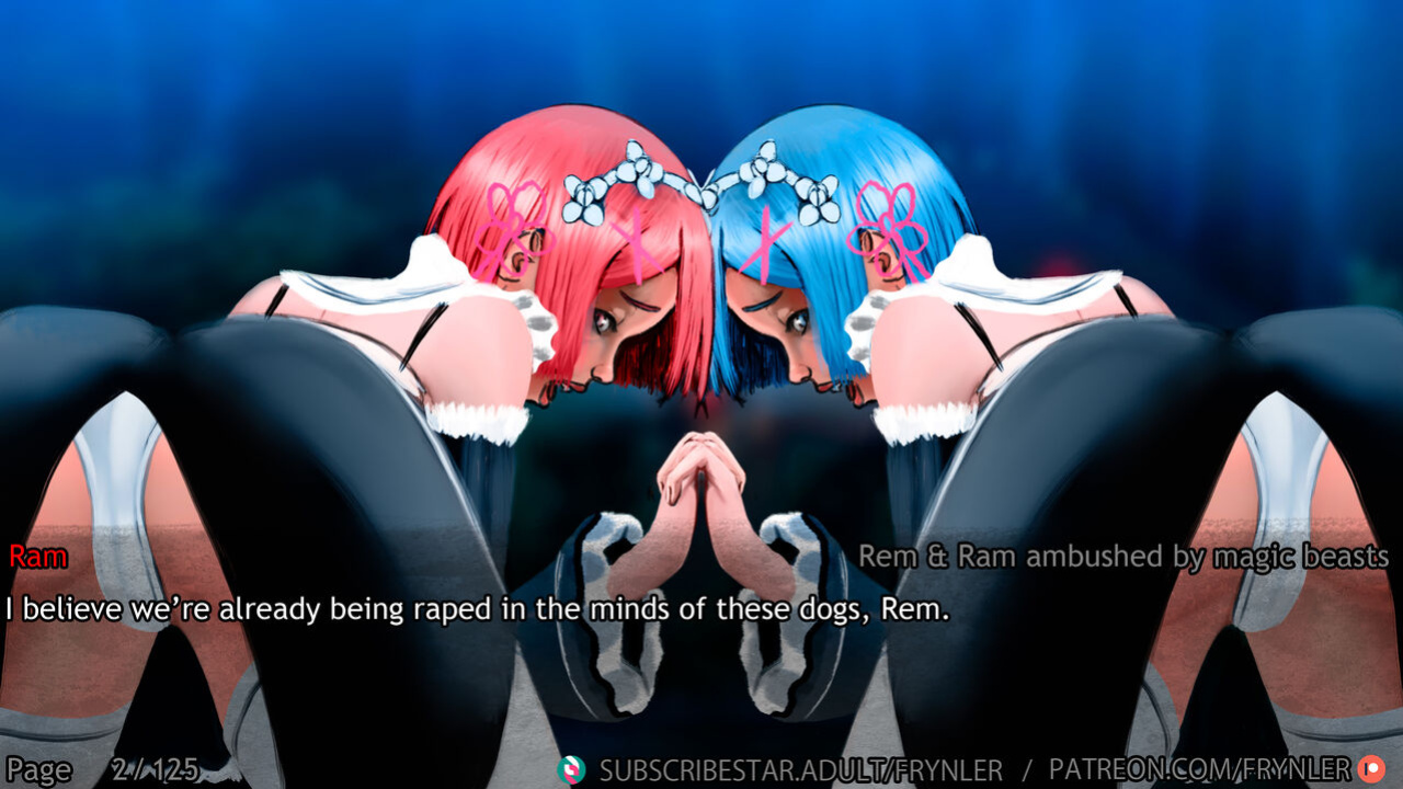 [Frynler] Rem and Ram ambushed by magic beasts (Re-Zero)