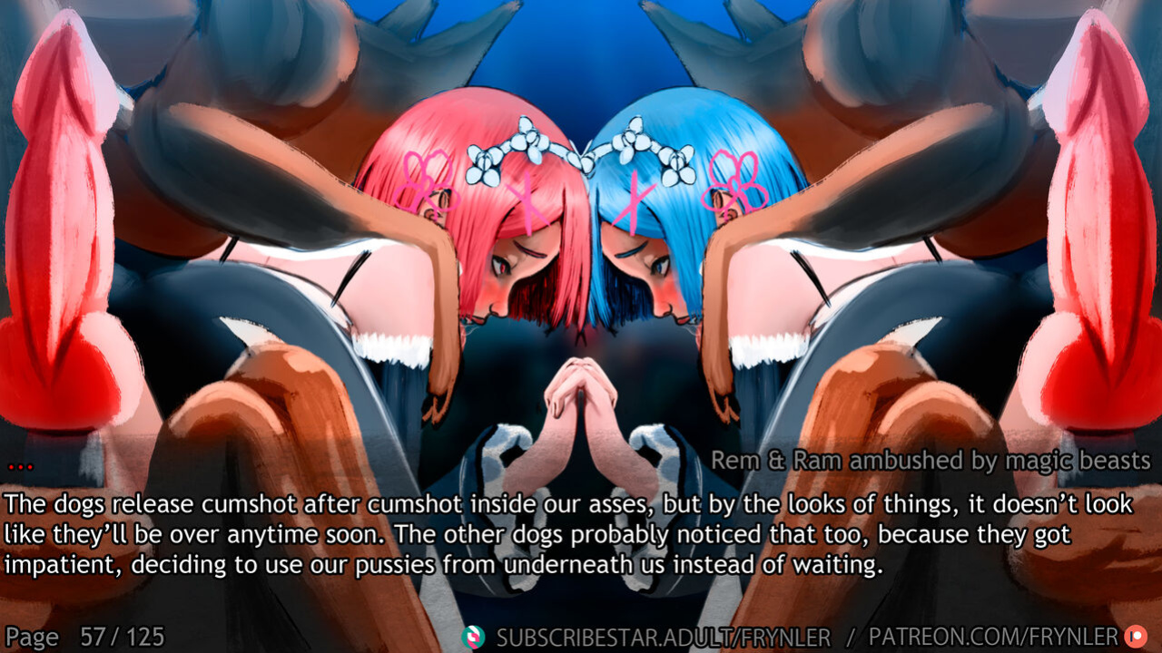 [Frynler] Rem and Ram ambushed by magic beasts (Re-Zero)