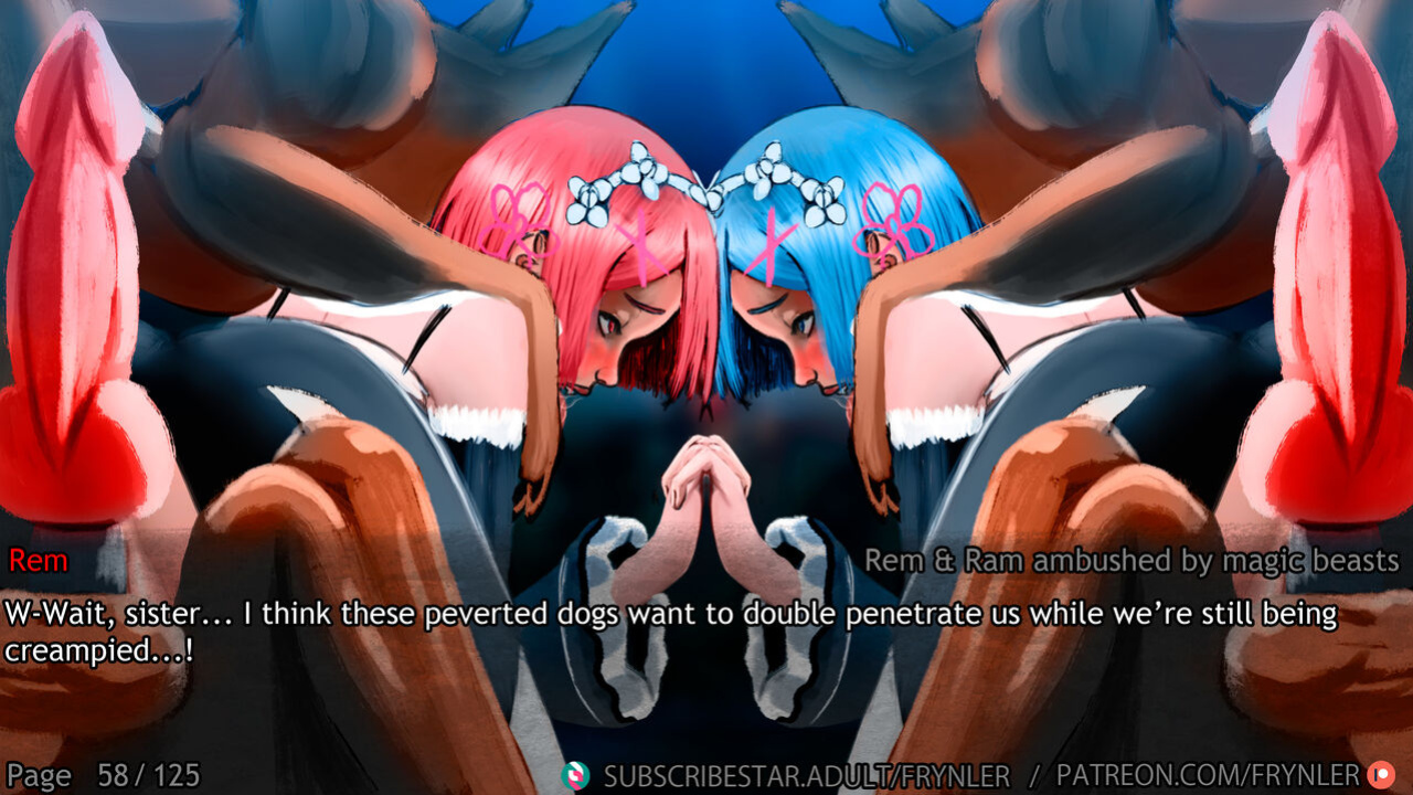 [Frynler] Rem and Ram ambushed by magic beasts (Re-Zero)
