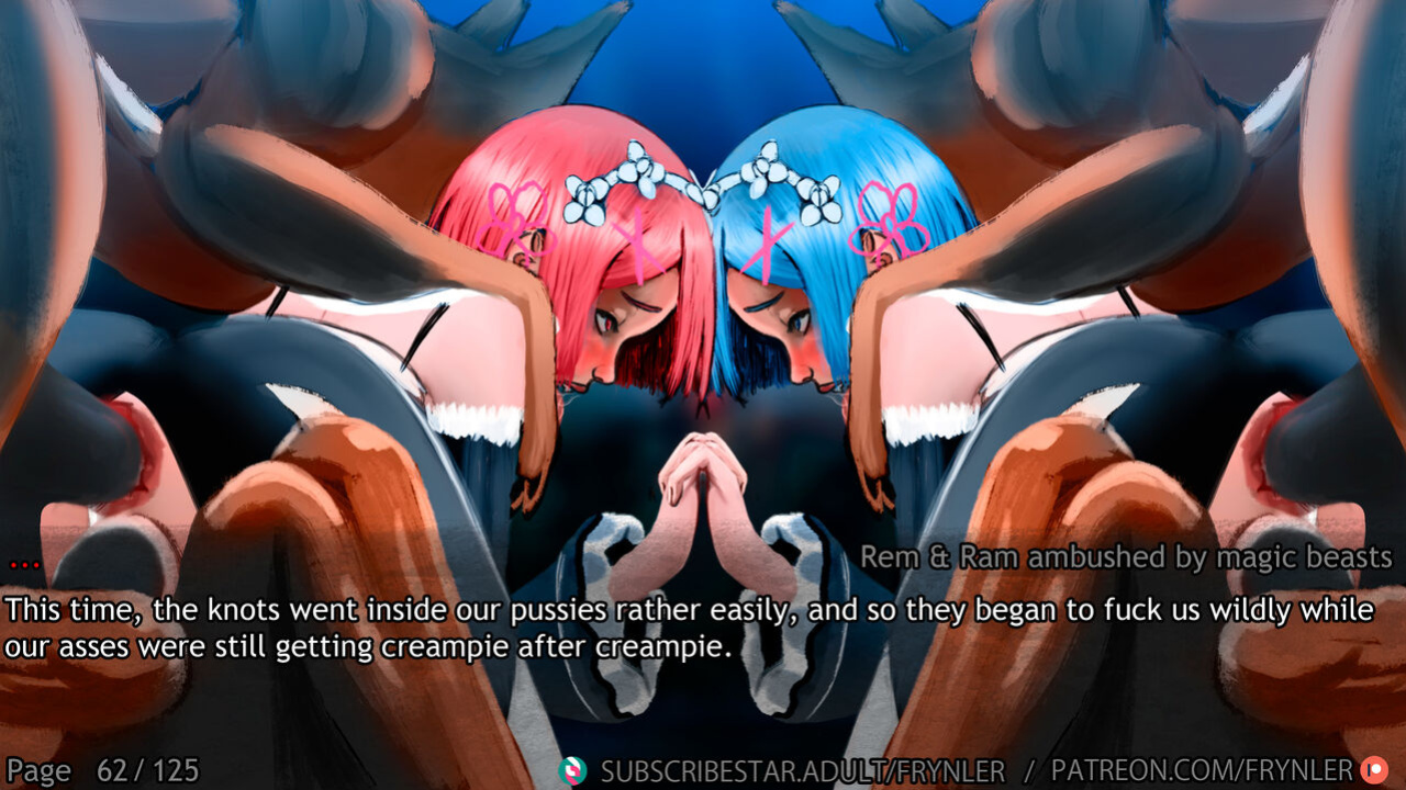[Frynler] Rem and Ram ambushed by magic beasts (Re-Zero)