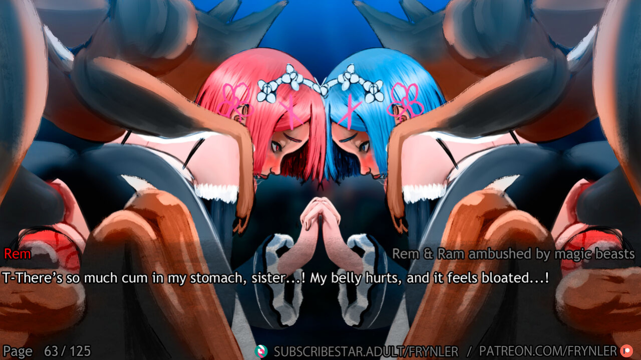 [Frynler] Rem and Ram ambushed by magic beasts (Re-Zero)
