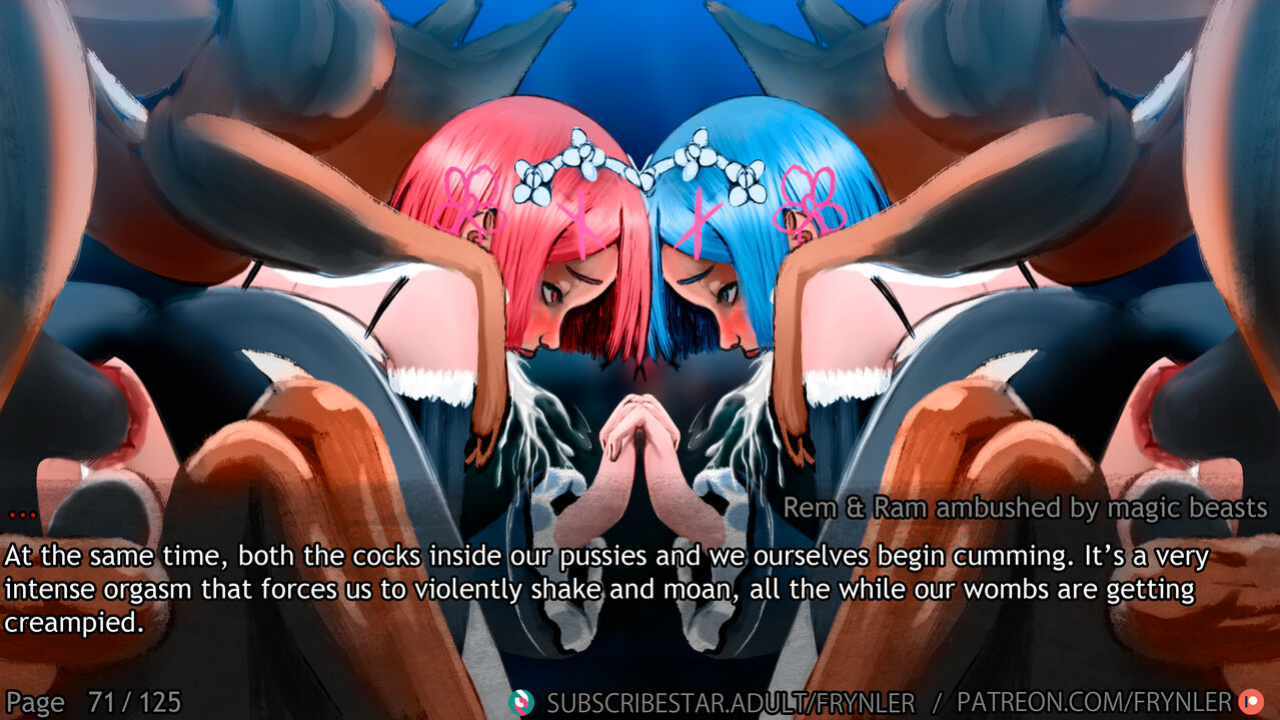 [Frynler] Rem and Ram ambushed by magic beasts (Re-Zero)
