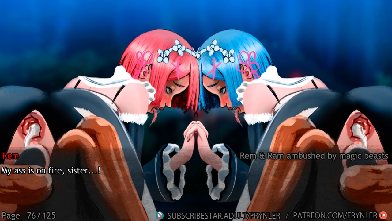 [Frynler] Rem and Ram ambushed by magic beasts (Re-Zero)