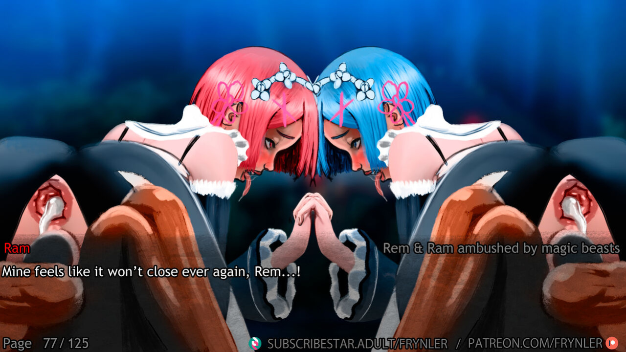 [Frynler] Rem and Ram ambushed by magic beasts (Re-Zero)