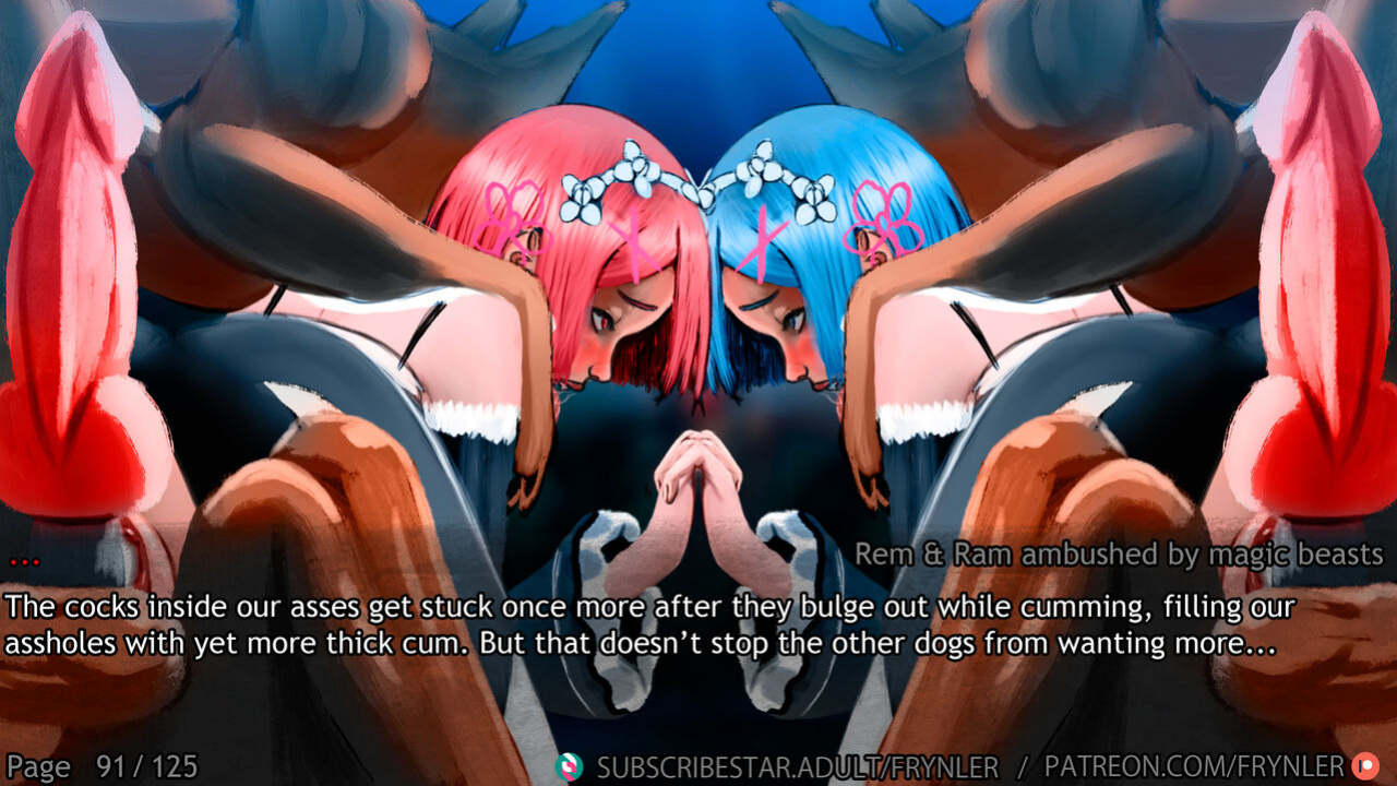 [Frynler] Rem and Ram ambushed by magic beasts (Re-Zero)