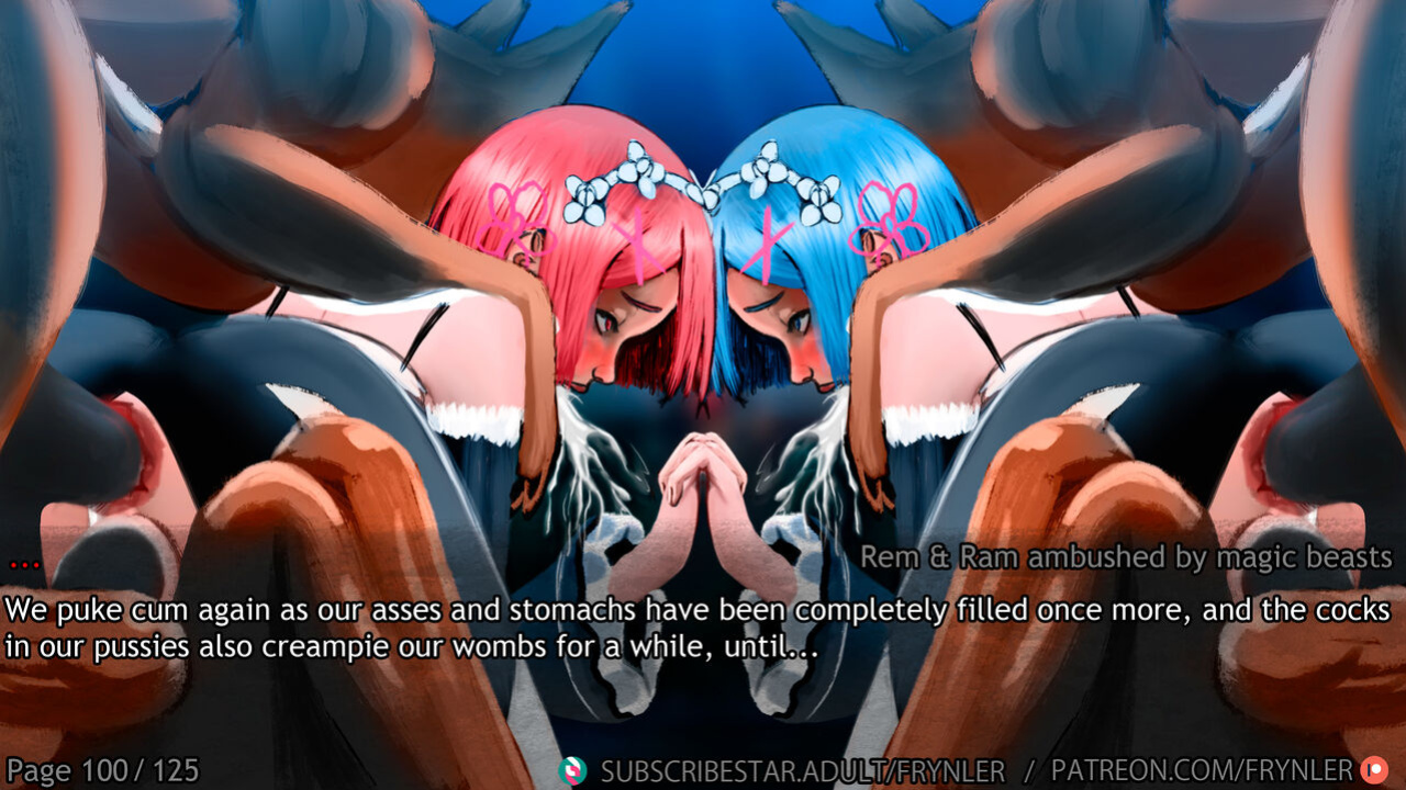 [Frynler] Rem and Ram ambushed by magic beasts (Re-Zero)