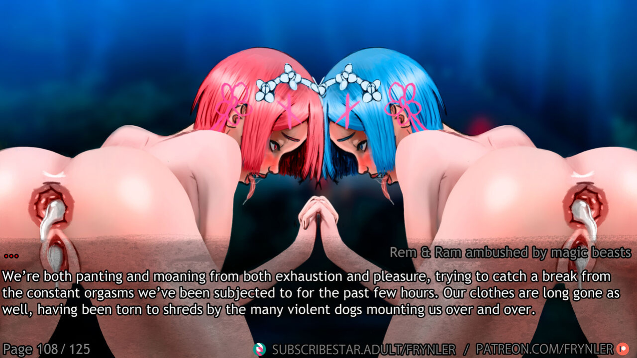 [Frynler] Rem and Ram ambushed by magic beasts (Re-Zero)